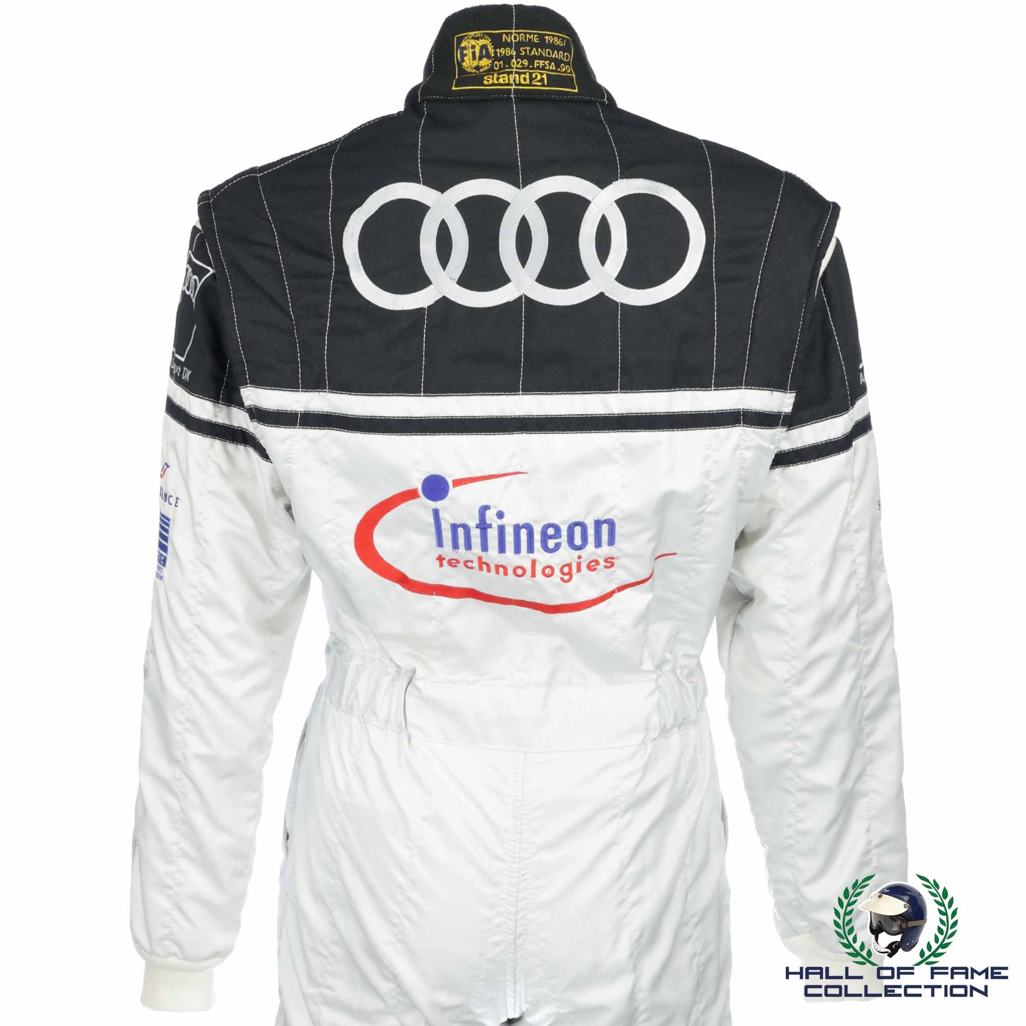 1999 Andy Wallace Signed Race Used Infineon Audi Le Mans Suit