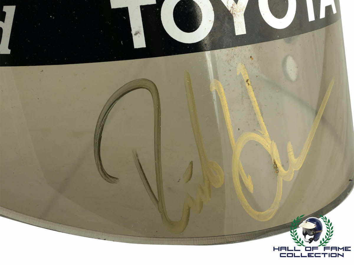 1999 Richie Hearn Signed Race Used Della Penna Motorsports IndyCar Visor