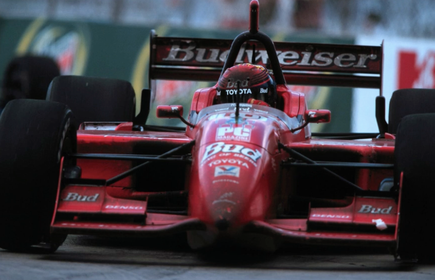 1999 Richie Hearn Signed Race Used Della Penna Motorsports IndyCar Visor