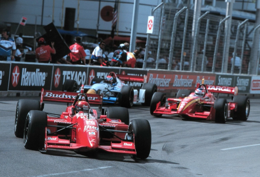 1999 Richie Hearn Signed Race Used Della Penna Motorsports IndyCar Visor