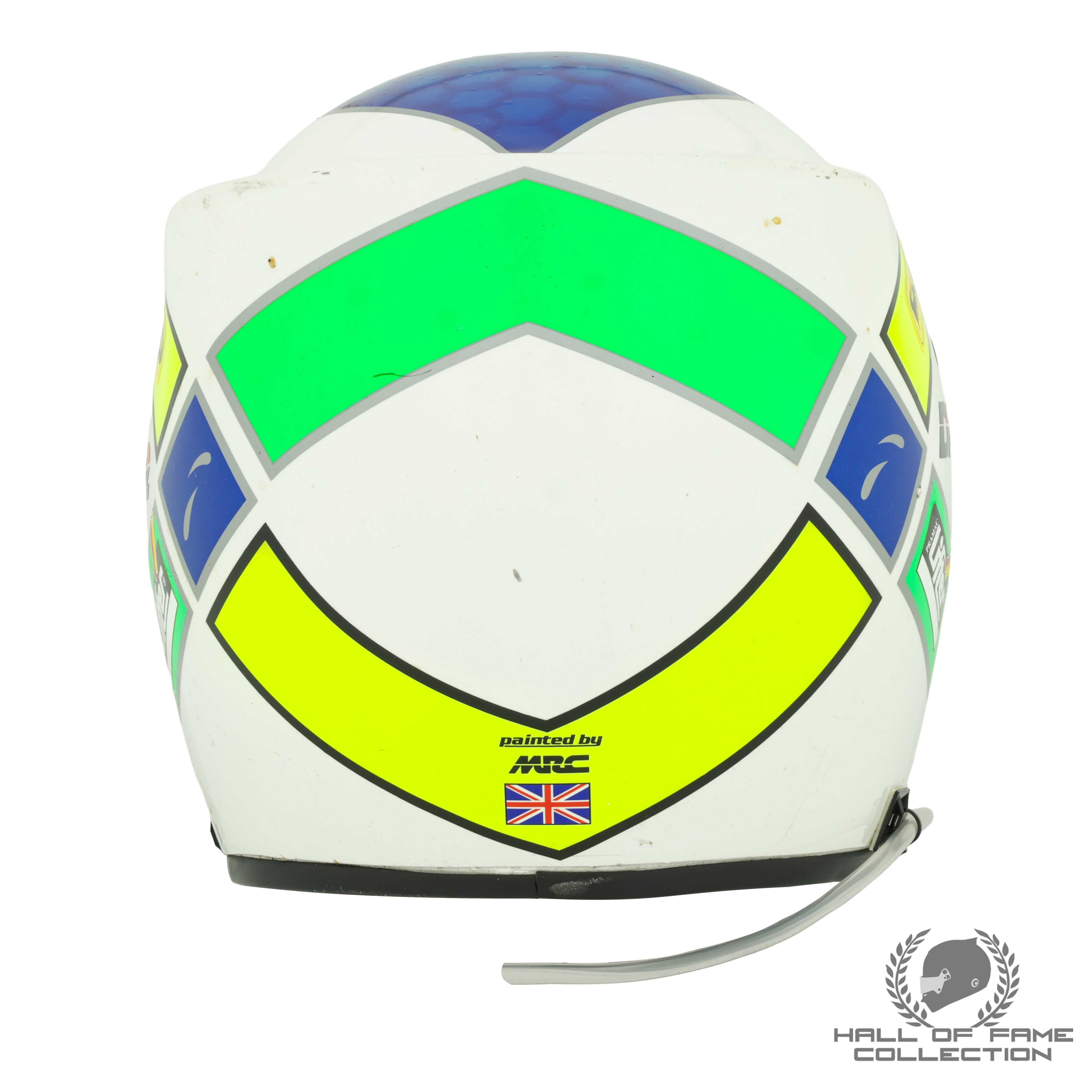 1999 Giancarlo Fisichella Used Mild Seven Benetton Playlife F1 Helmet