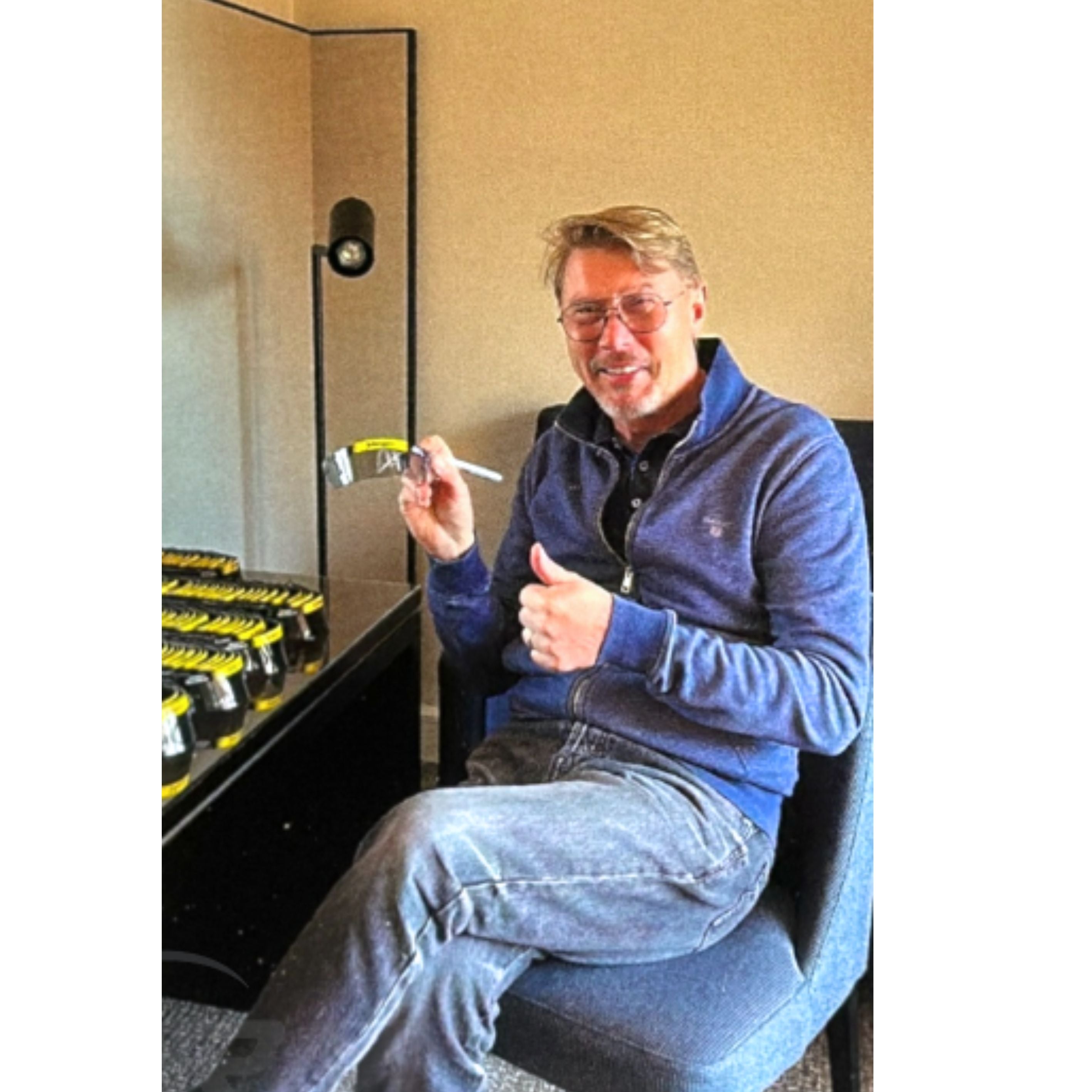 1999 Mika Hakkinen Signed World Champion 25th Year Anniversary McLaren F1 1:2 Scale Helmet