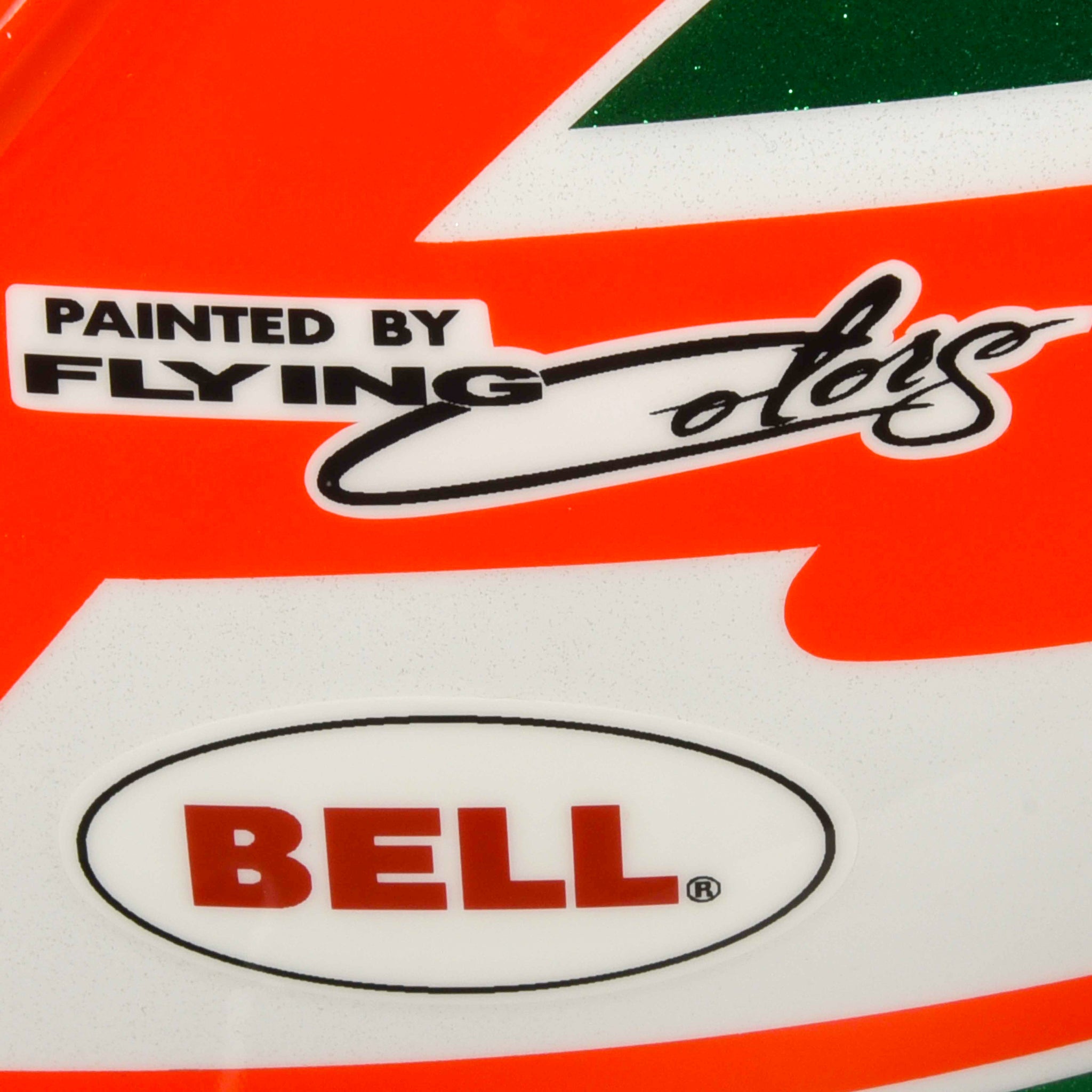 2001 Adrián Fernández Signed Used Telmex Bell Dominator IndyCar Helmet