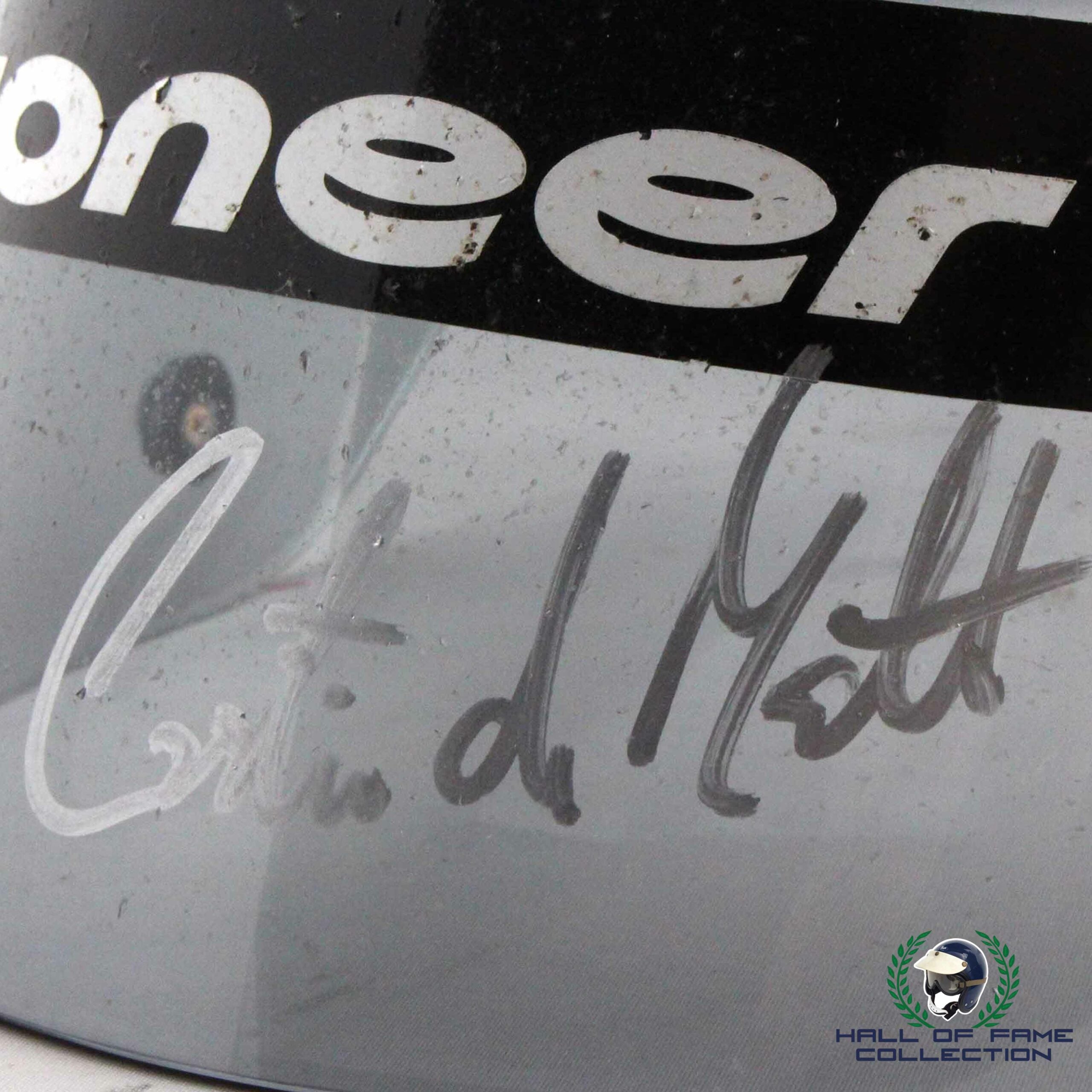 2000 Cristiano da Matta Signed Race Used PPI Motorsports IndyCar Visor