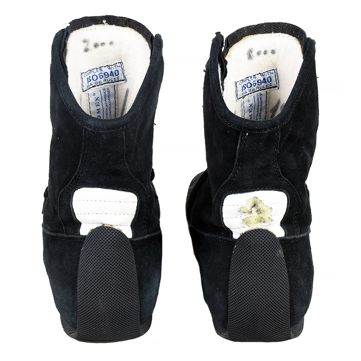 2000 Jacques Villeneuve Race Worn BAR Honda Sparco F1 Boots