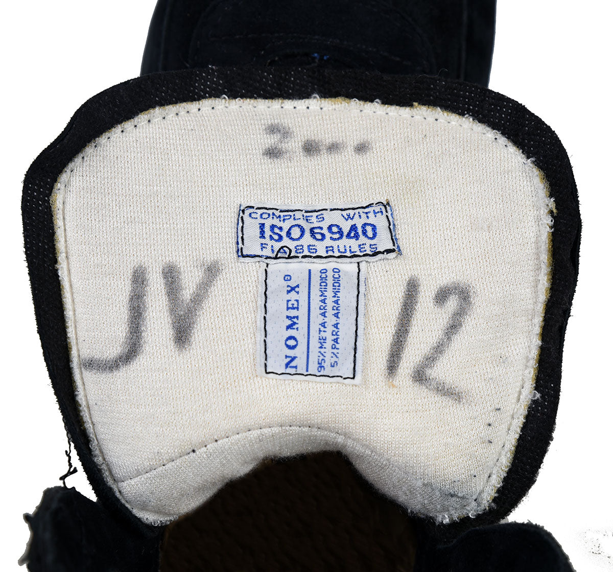 2000 Jacques Villeneuve Race Worn BAR Honda Sparco F1 Boots