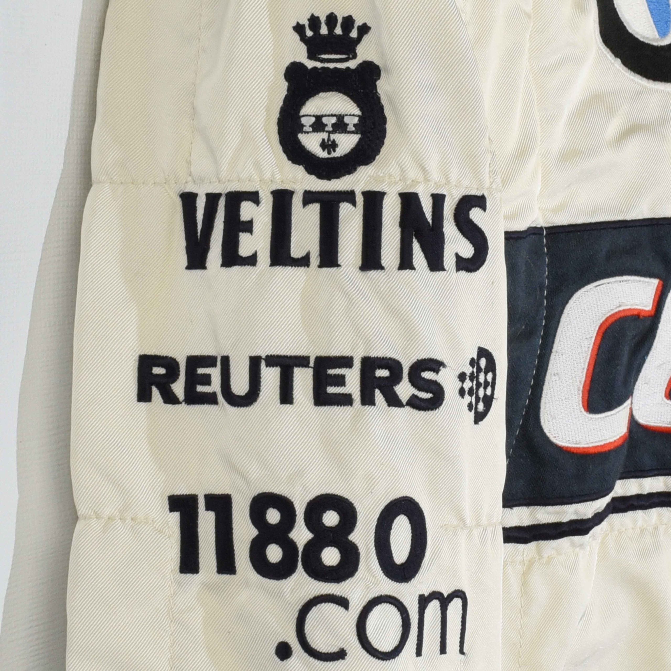 2000 Jenson Button Race Used BMW Williams Formula 1 Suit