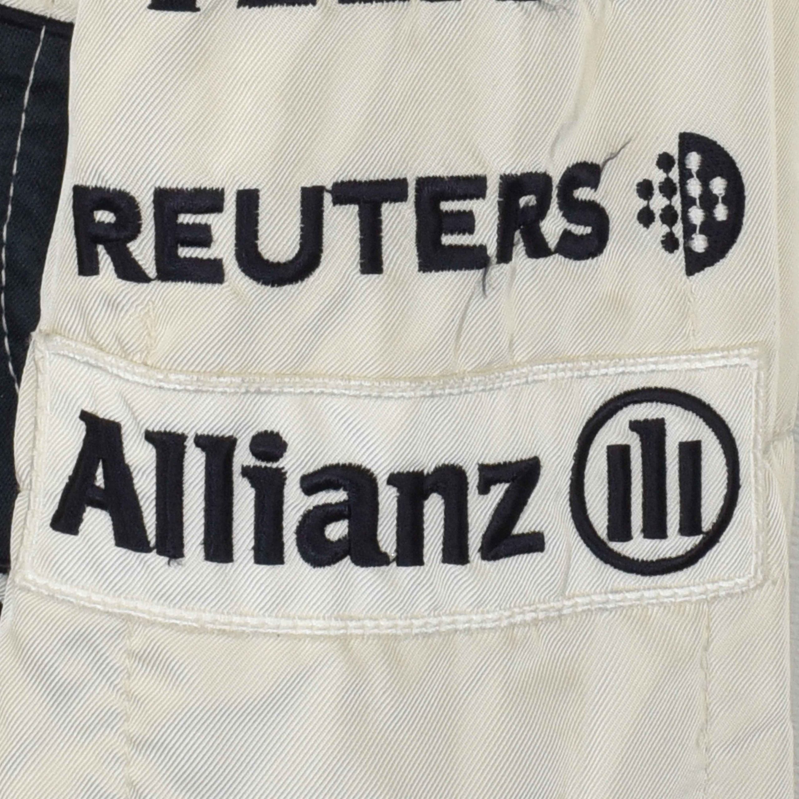 2000 Jenson Button Race Used BMW Williams Formula 1 Suit