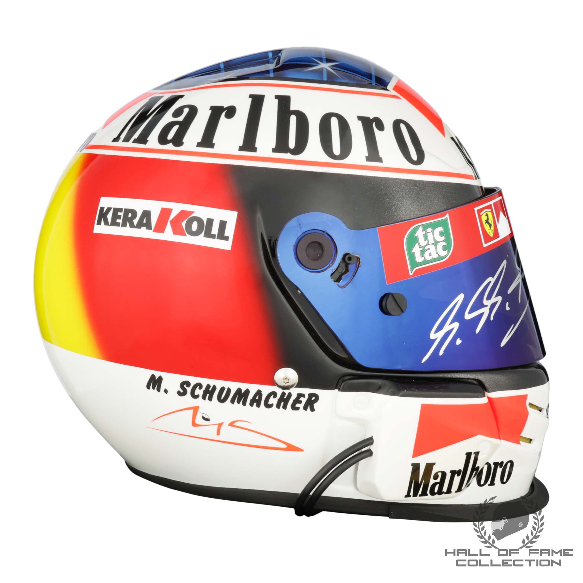 2000 Michael Schumacher Signed San Marino GP Win Scuderia Ferrari Limited Edition 33/50 Bell Series Replica F1 Helmet