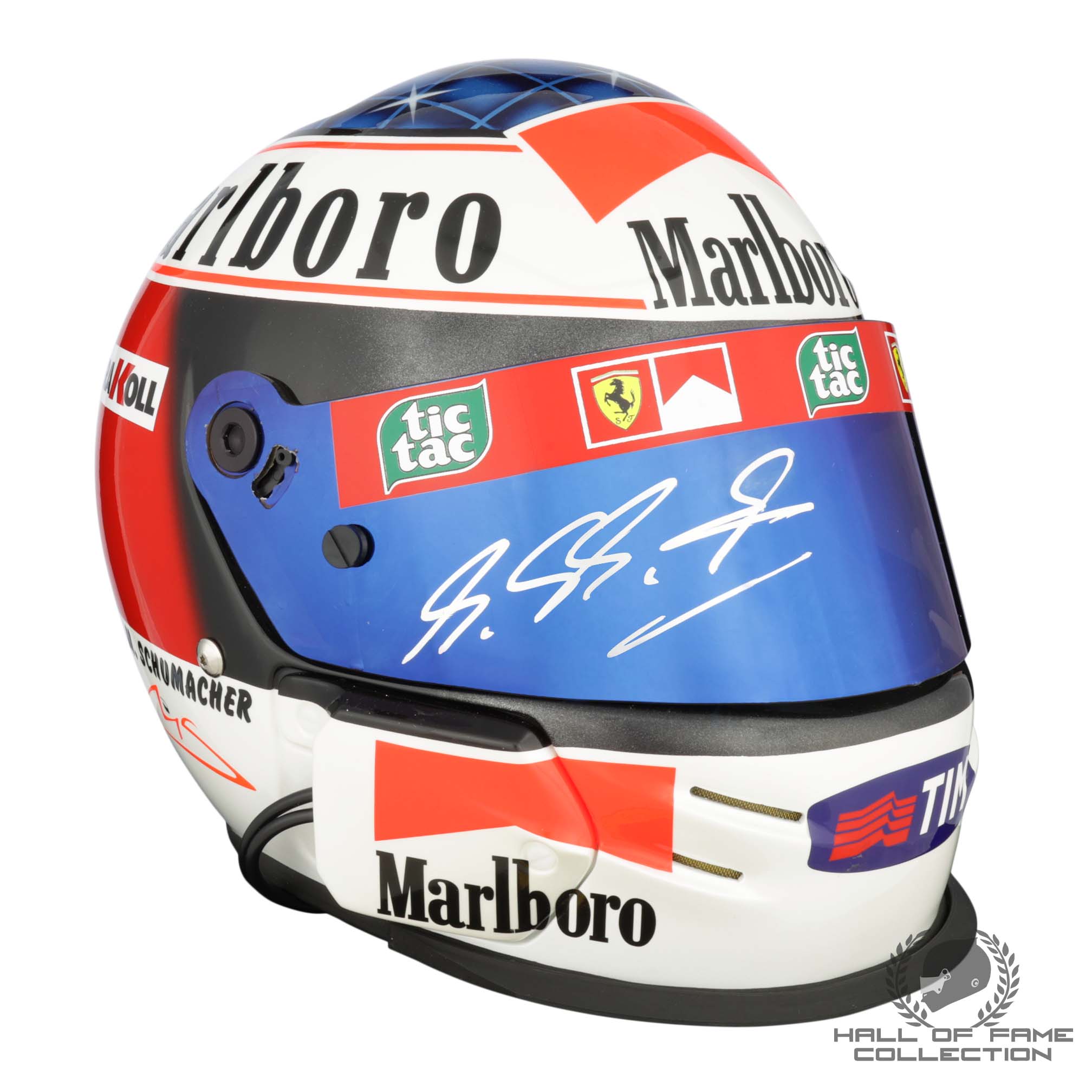 2000 Michael Schumacher Signed San Marino GP Win Scuderia Ferrari Limited Edition 33/50 Bell Series Replica F1 Helmet
