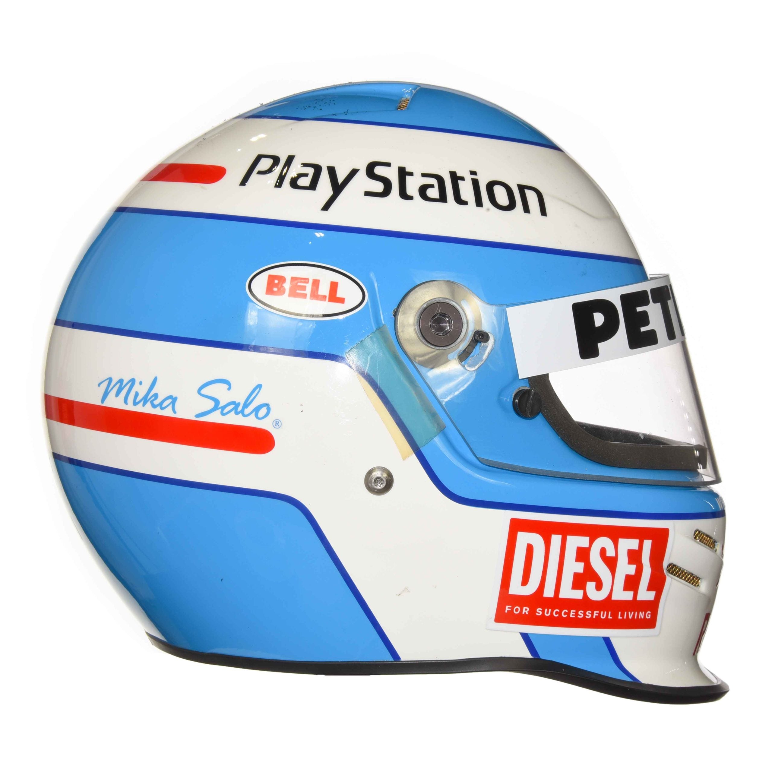 2000 Mika Salo Signed Race Used Bell K1 Sauber F1 Helmet