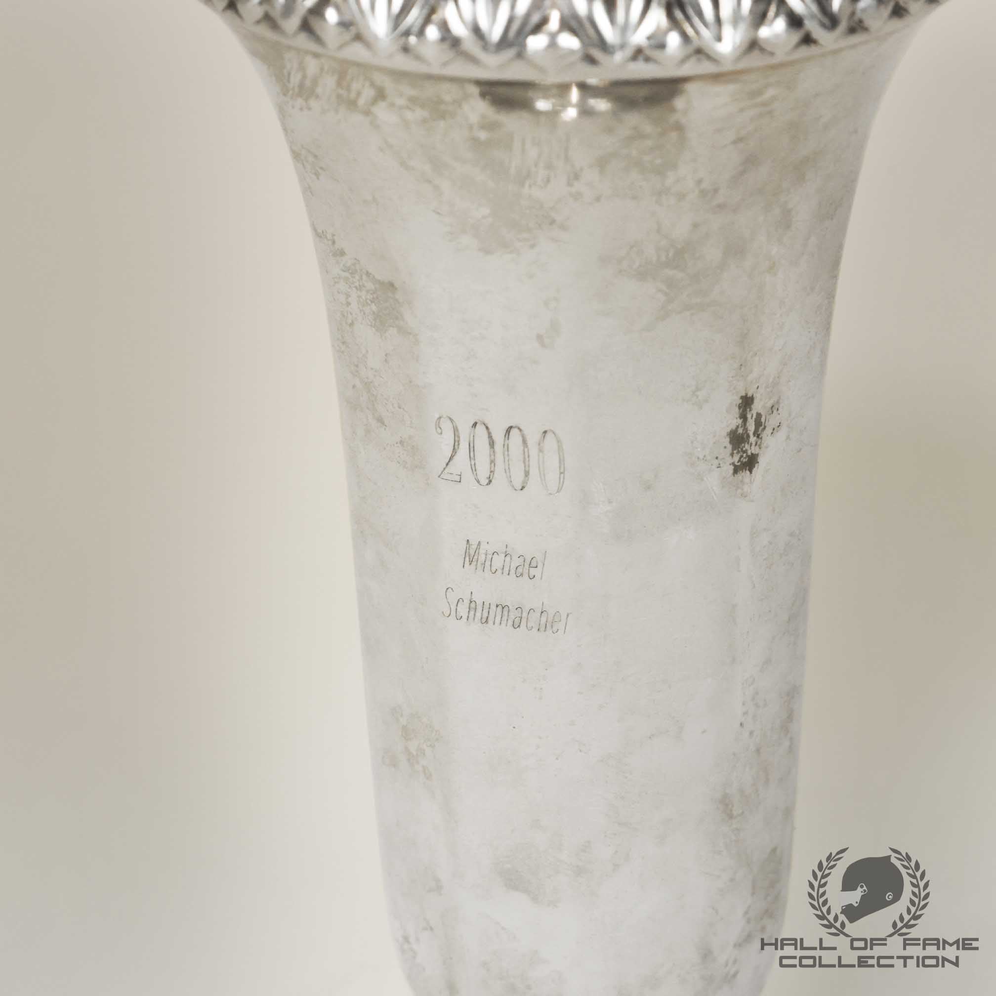 2000 Michael Schumacher Signed Scuderia Ferrari F1 World Constructors Championship Trophy
