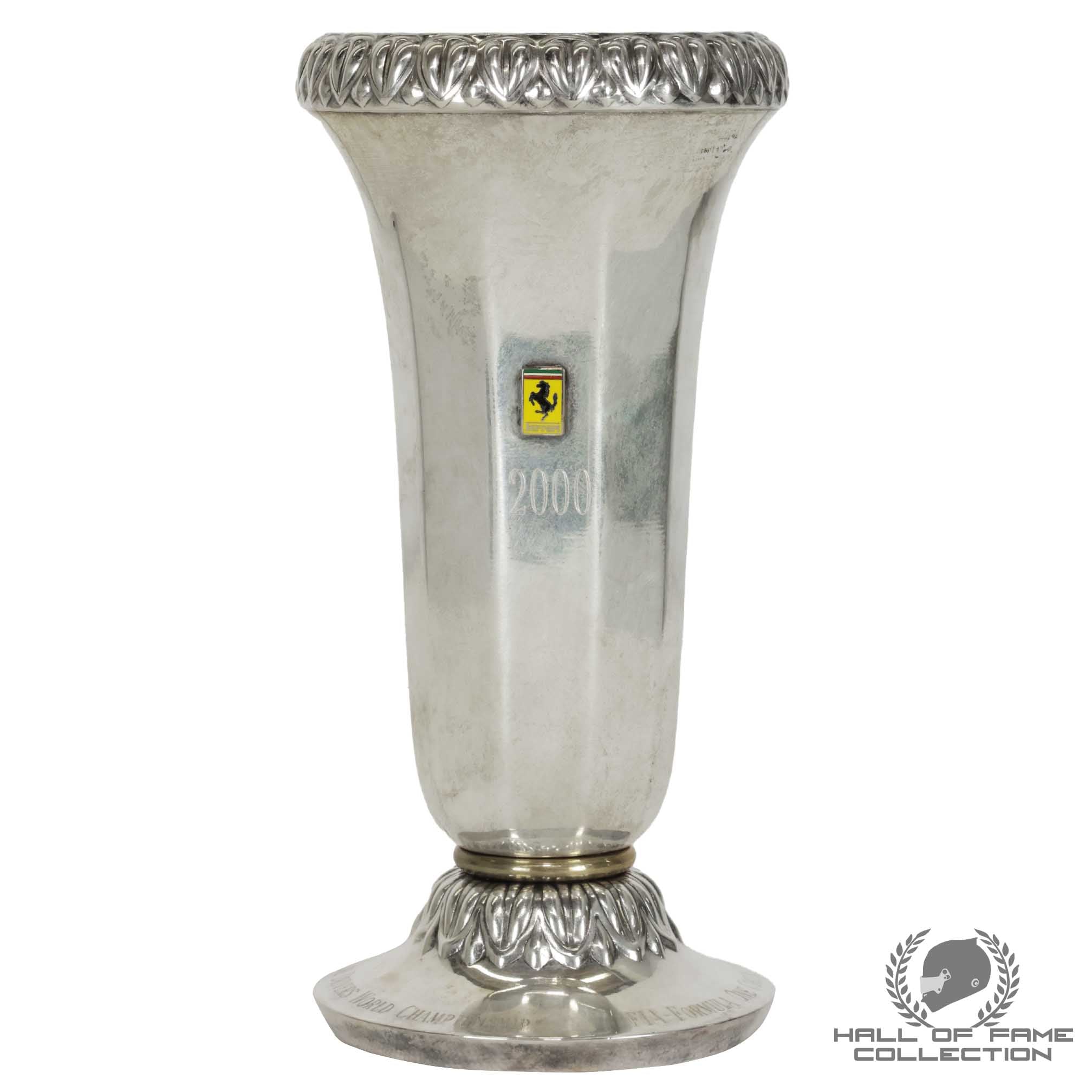 2000 Michael Schumacher Signed Scuderia Ferrari F1 World Constructors Championship Trophy