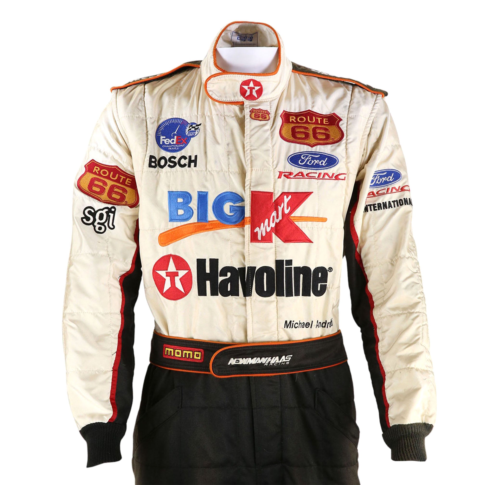 2000 Michael Andretti Race Used  Newman-Haas IndyCar Suit