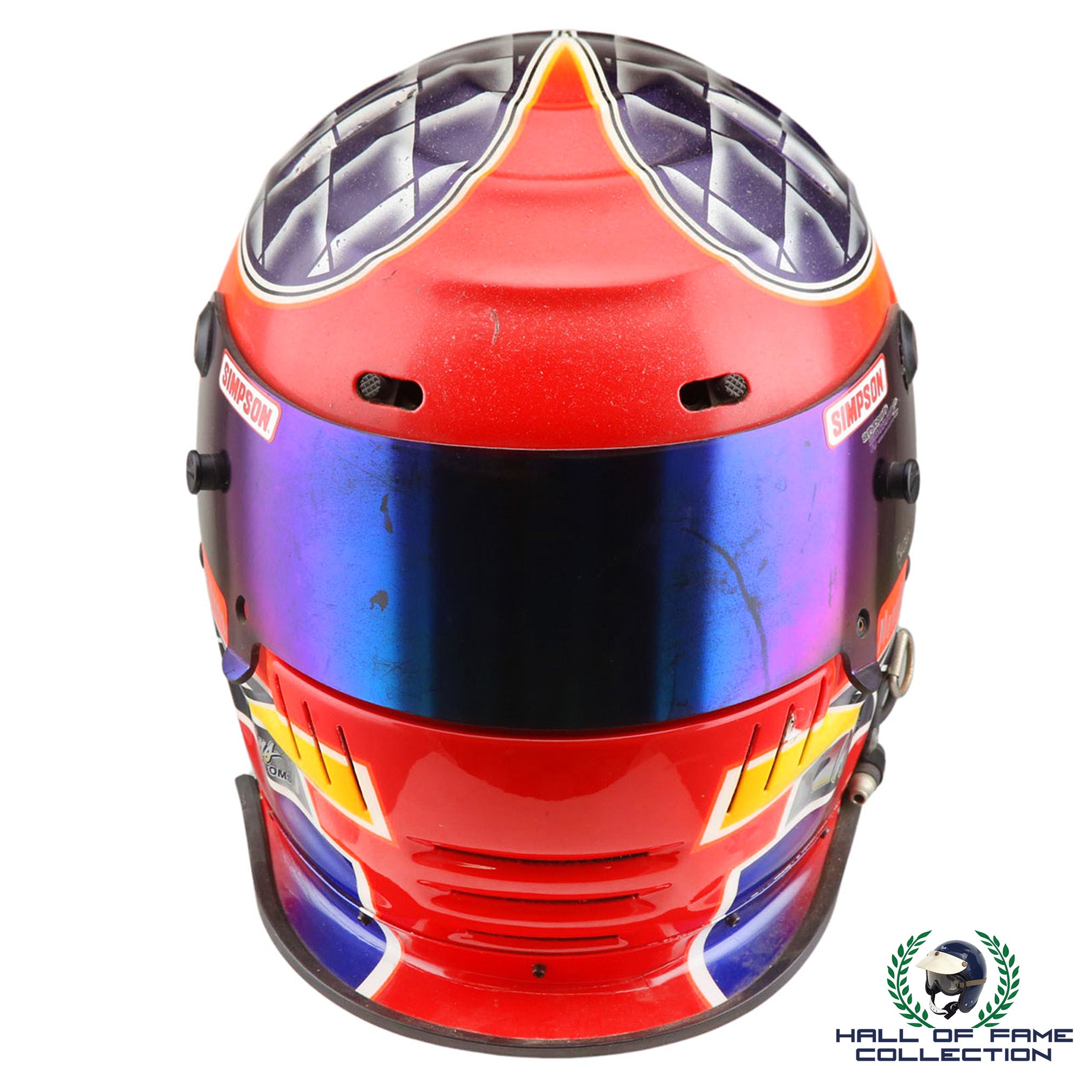 2001 Chris Menninger Race Used Hemelgarn Racing IndyCar Helmet