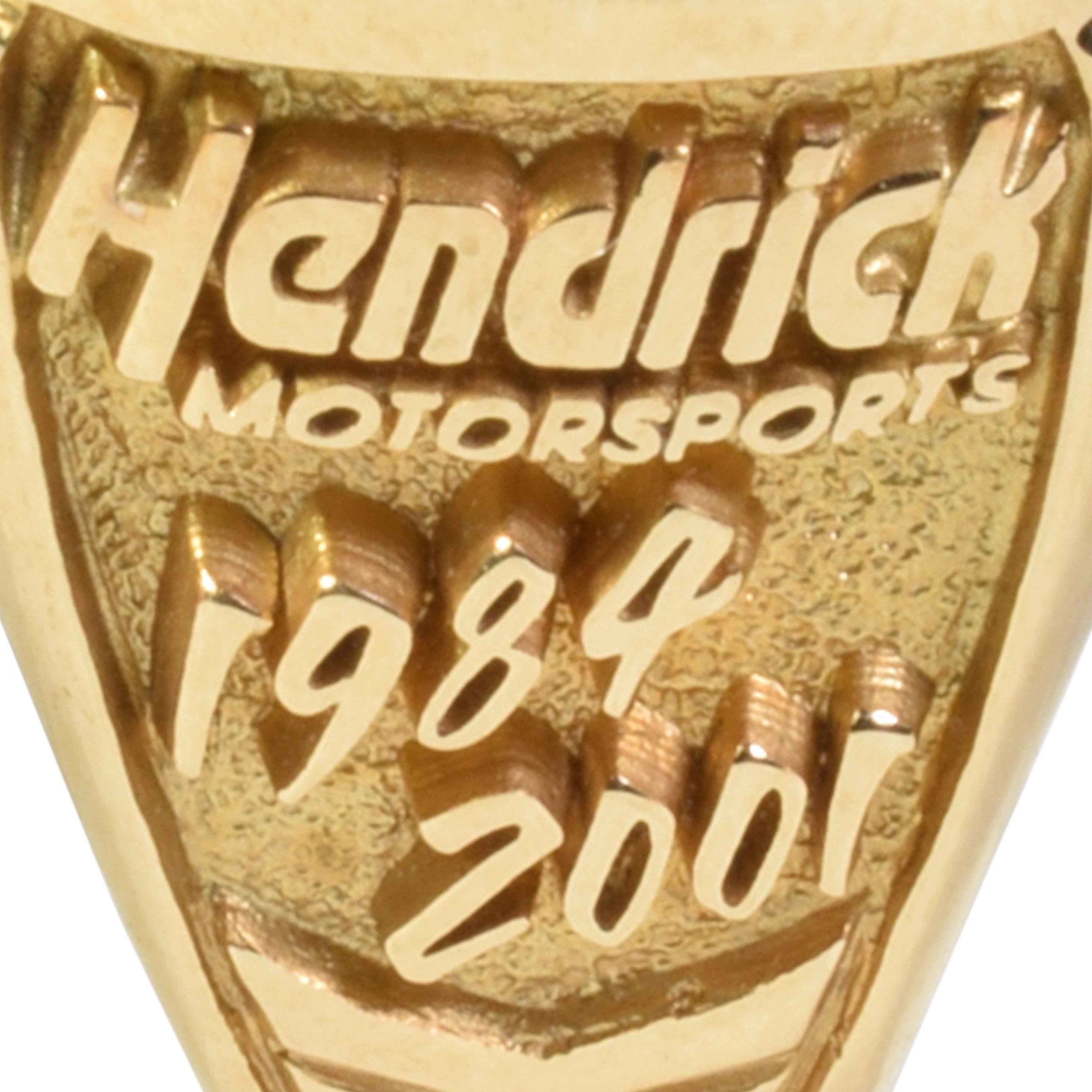 2001 Jeff Gordon Hendrick Motorsports 100th NASCAR Win 10Kt Gold Ring