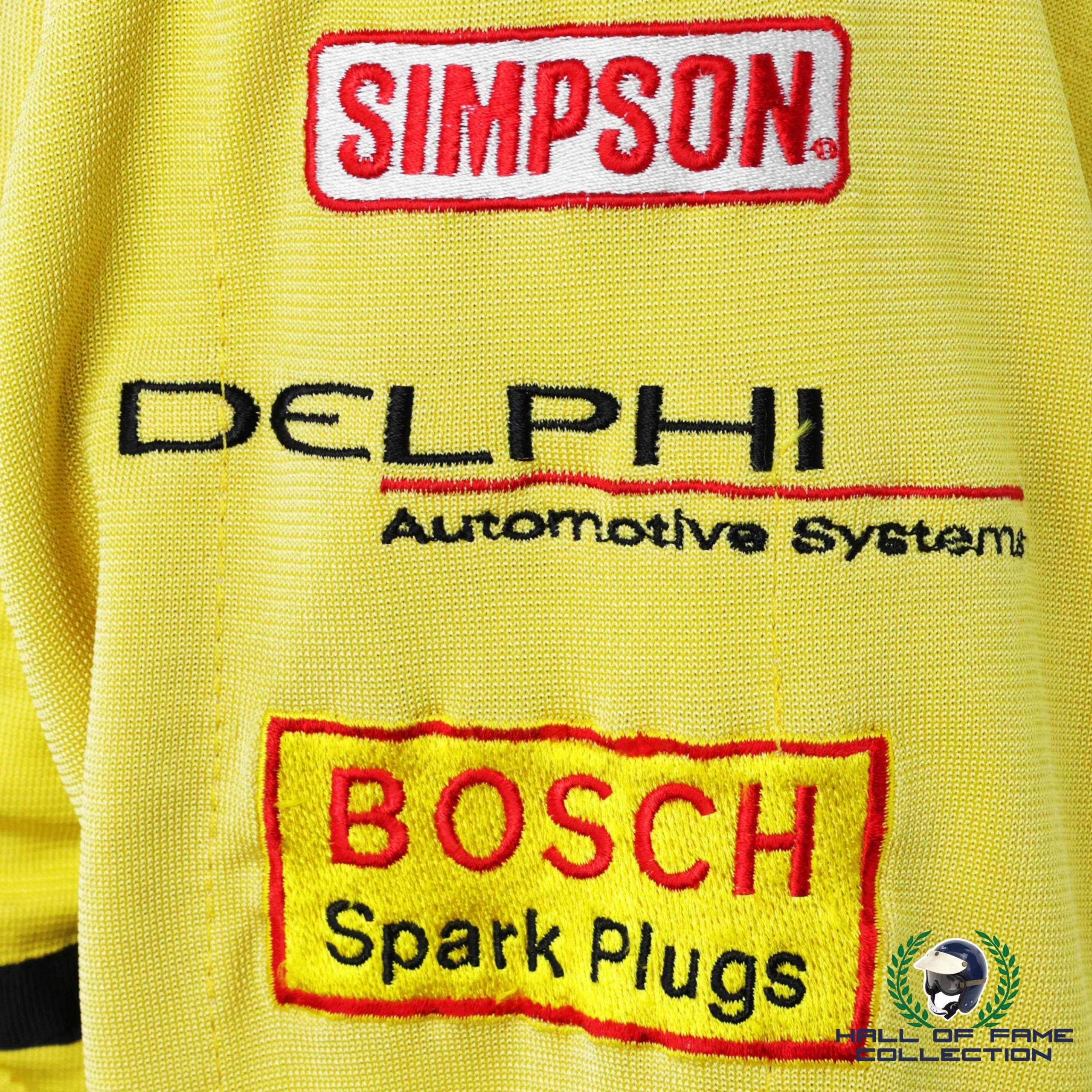 2002 Sam Hornish Jr. Signed Championship Used Panther Racing Simpson IndyCar Suit