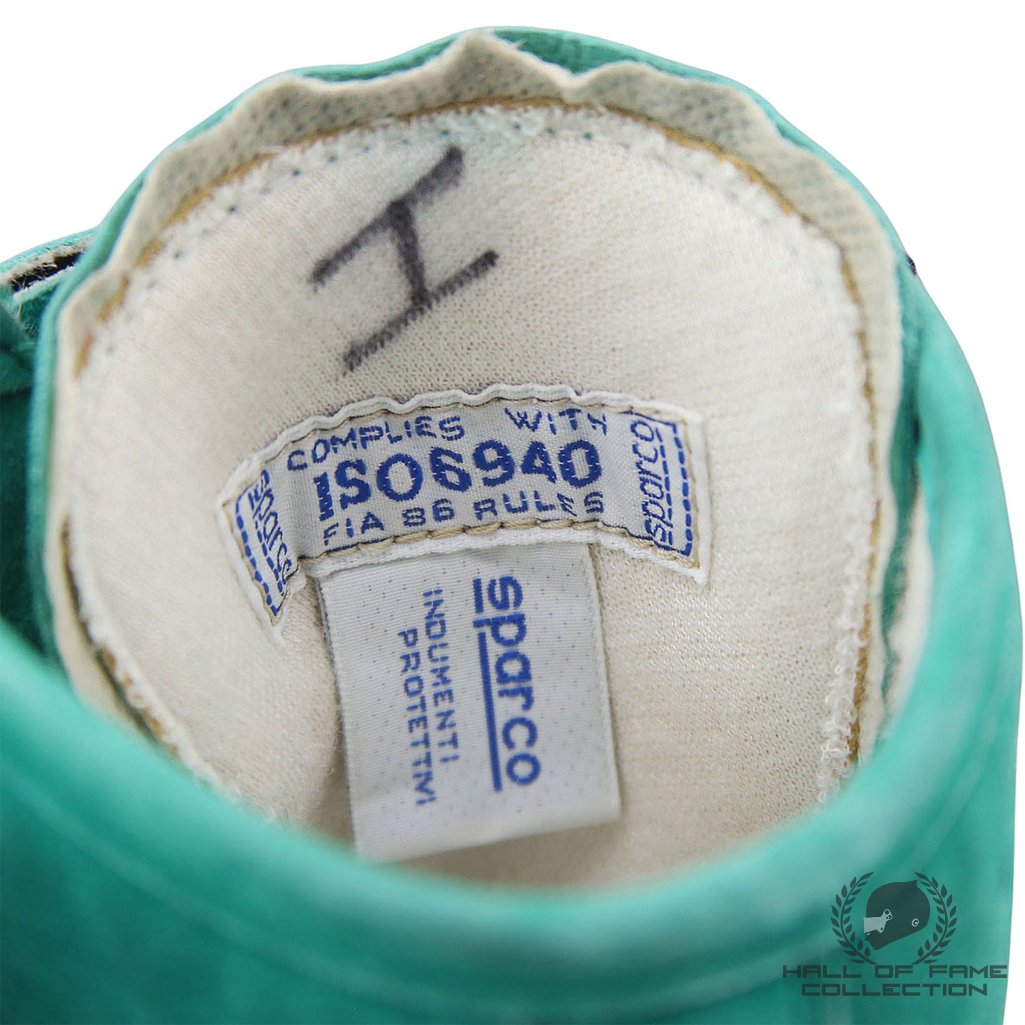 2001 Dario Franchitti Signed Race Used Team Kool Green IndyCar Boots