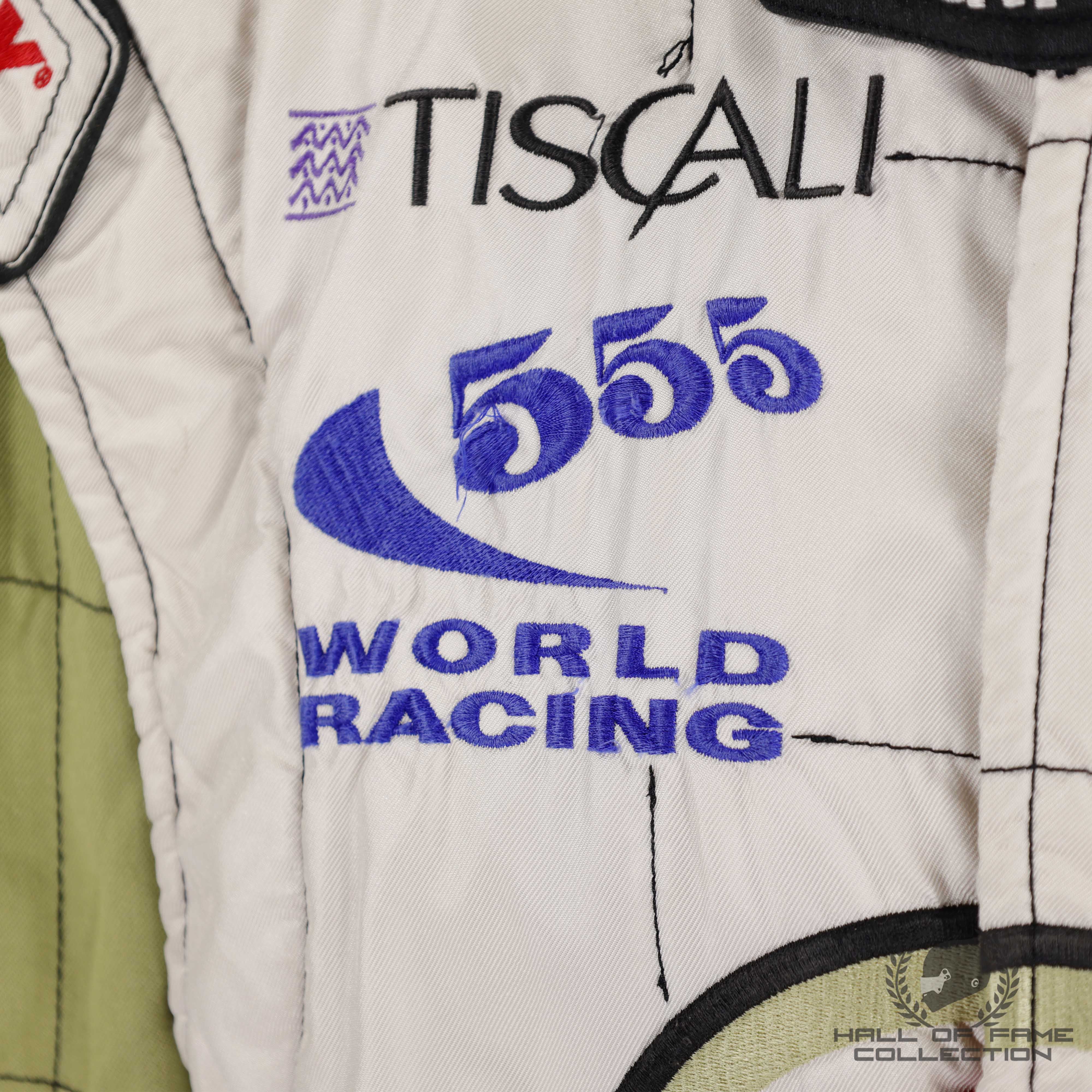 2001 Jacques Villeneuve Signed Brazilian GP Lucky Strike BAR Honda F1 Suit