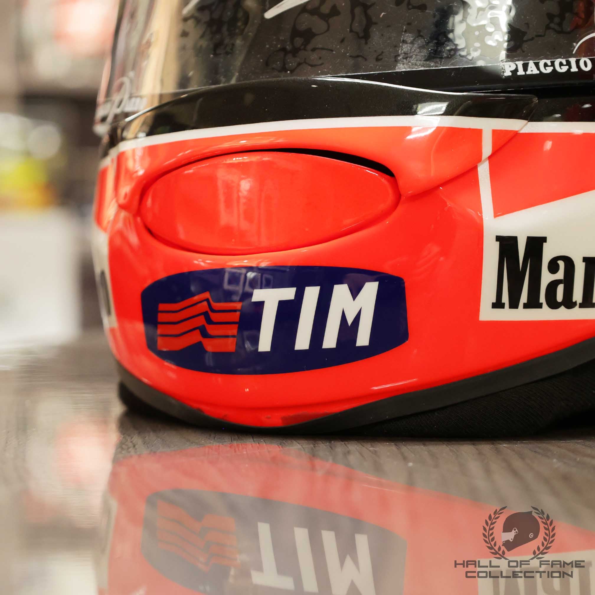 2001 Michael Schumacher Signed Schuberth RF1 Replica Scuderia Ferrari Helmet