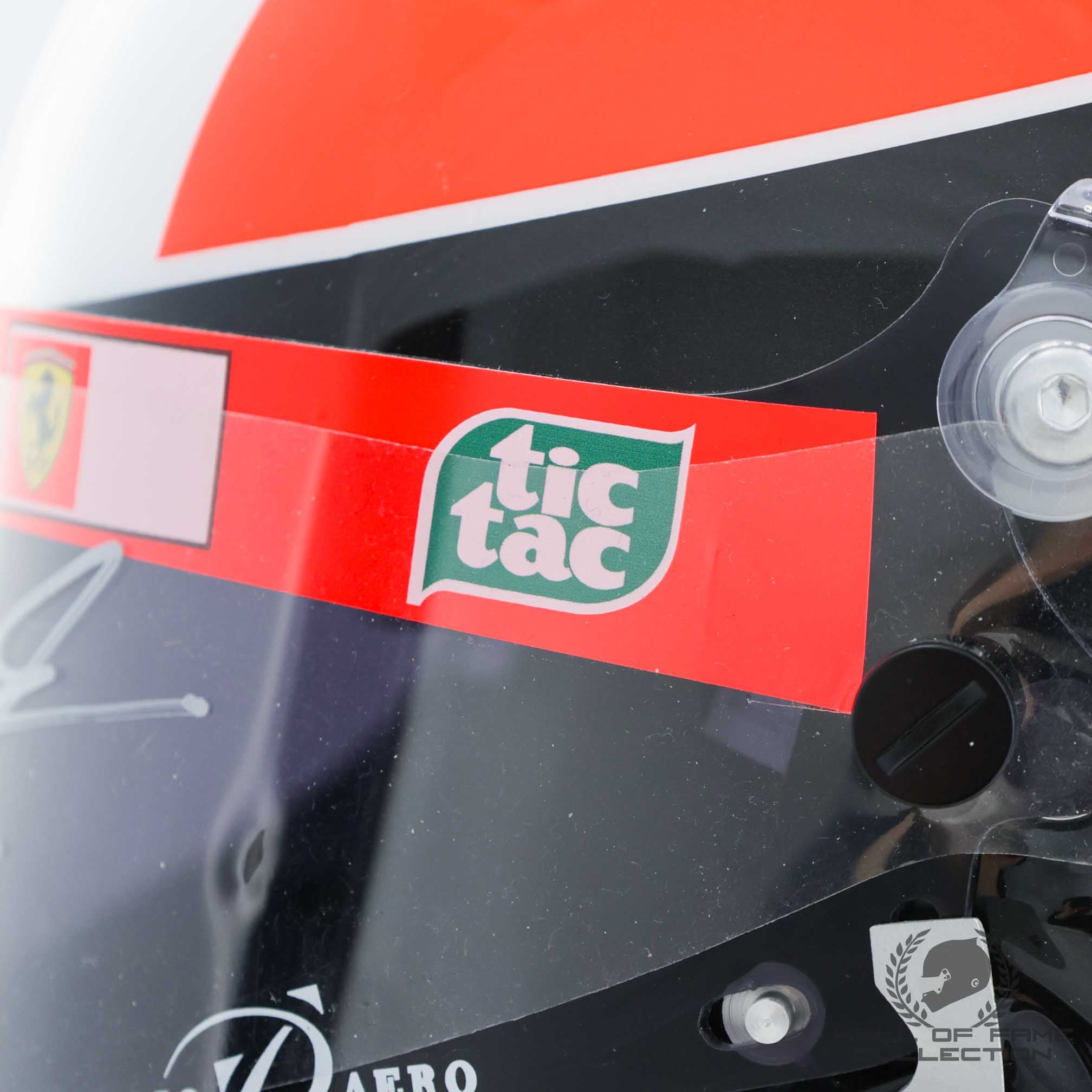 2001 Michael Schumacher Signed US GP Schuberth RF1 Replica Scuderia Ferrari Helmet - RG