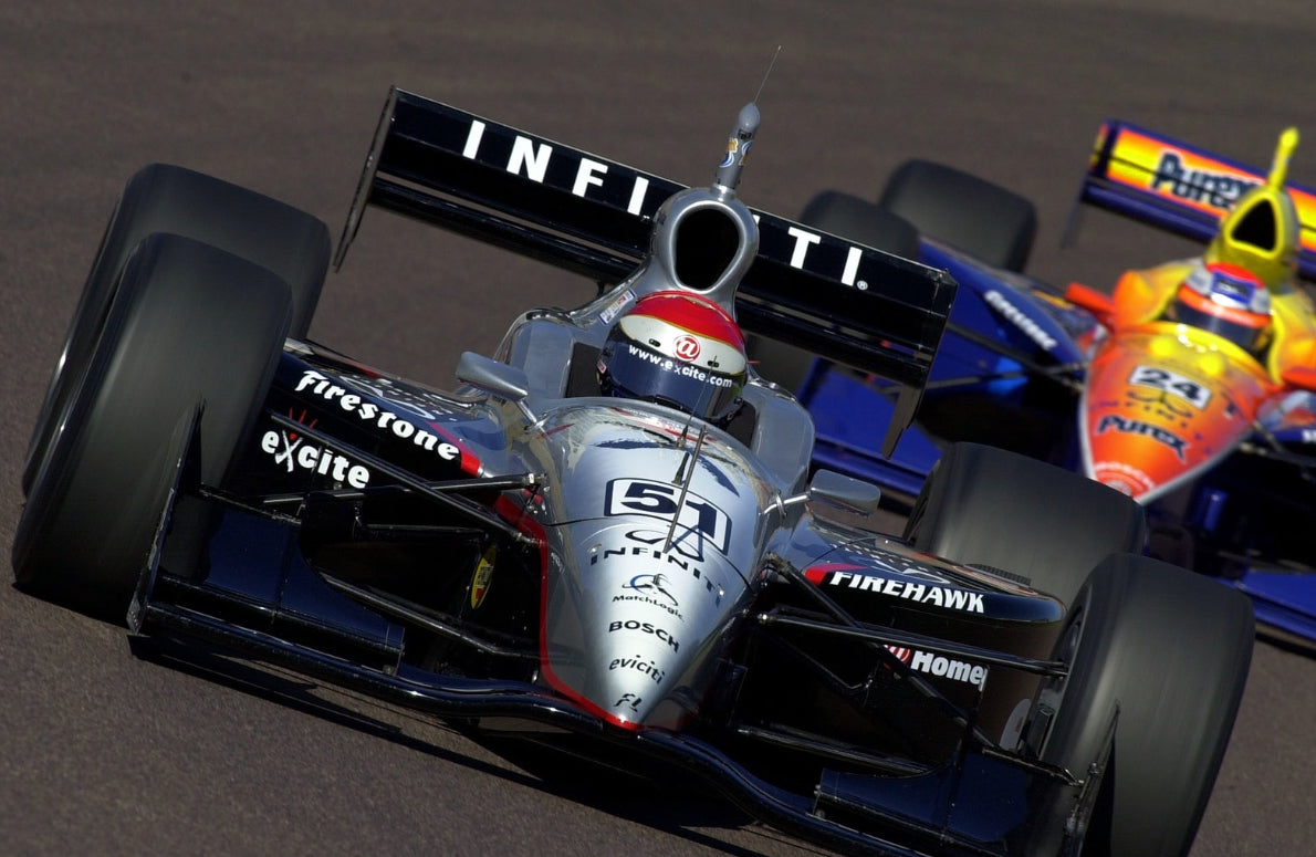 2001 Eddie Cheever Race Used Team Cheever IndyCar Helmet