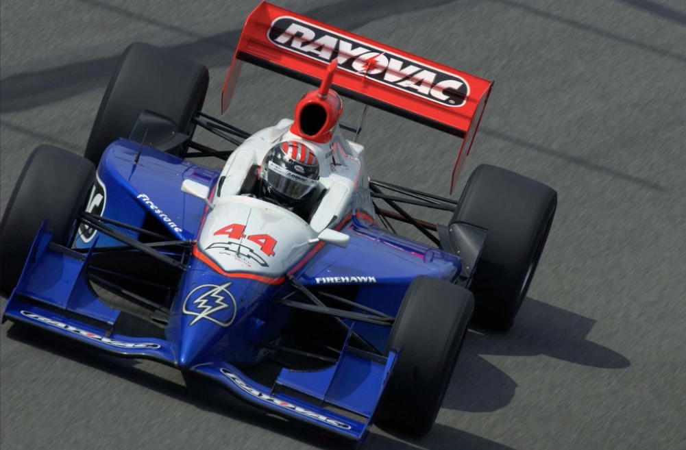 2002 Alex Barron Race Used Blair Racing IndyCar Visor