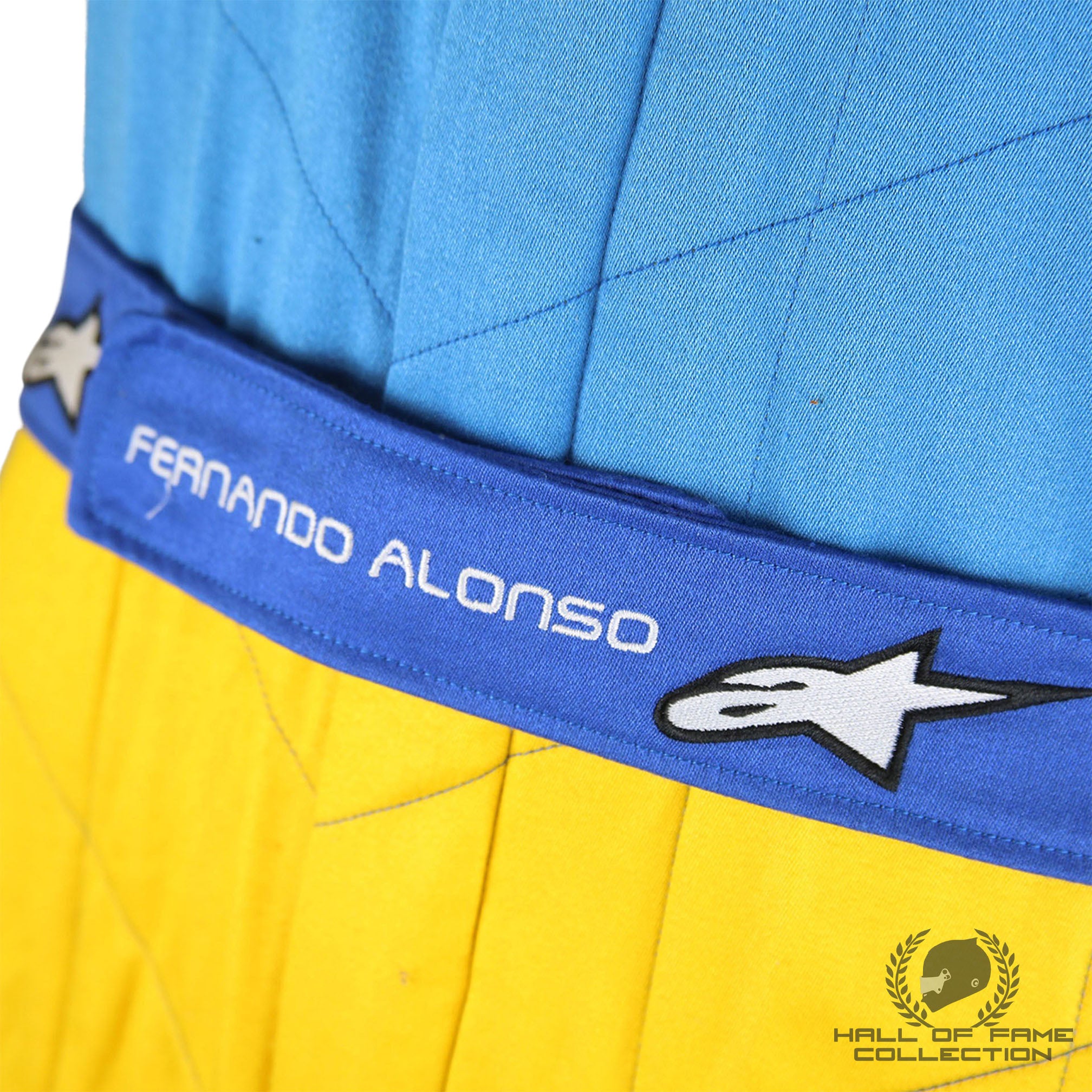 2002 Fernando Alonso Signed Used Mild Seven Renault F1 Suit