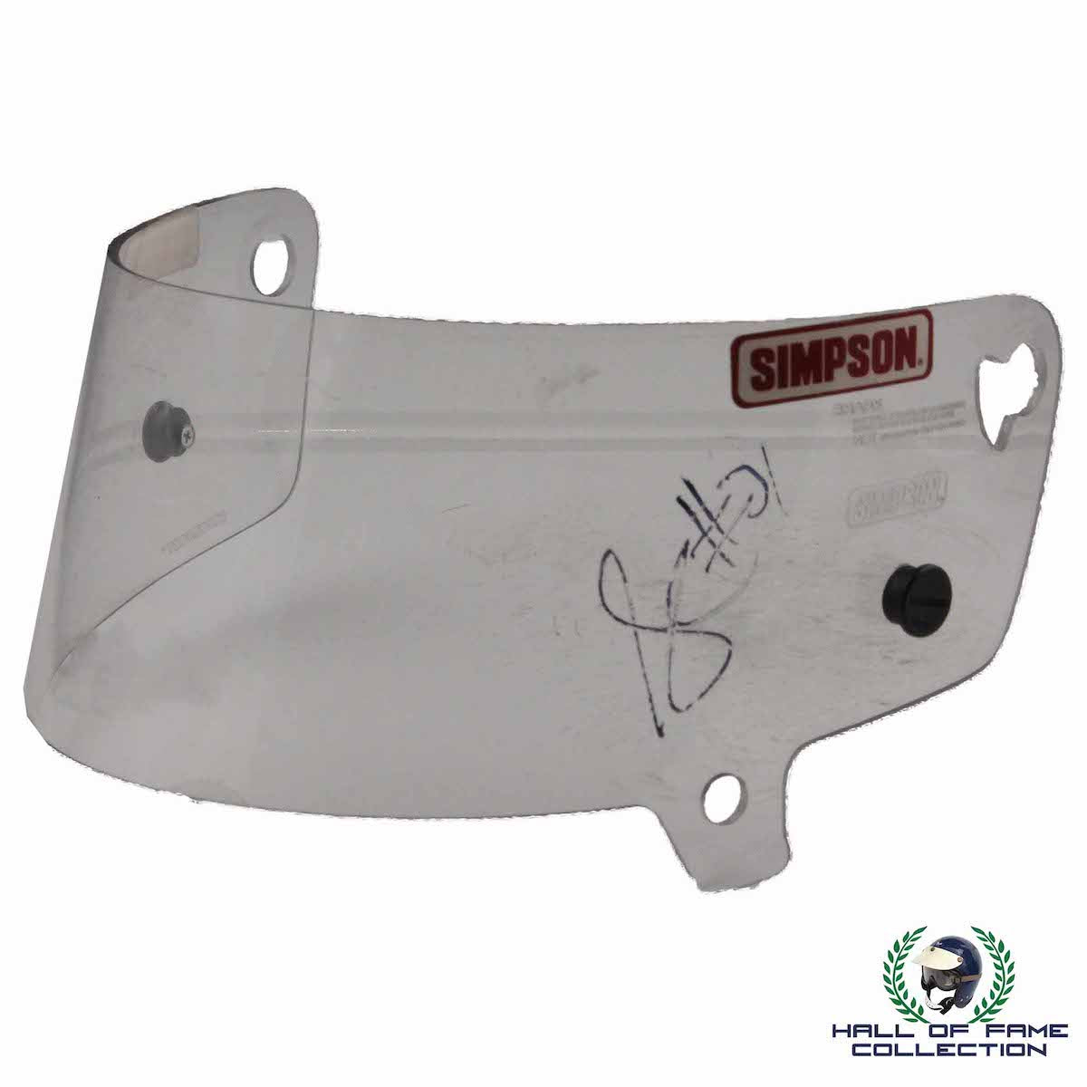 2002 George Mack Signed Race Used 310 Racing IndyCar Visor