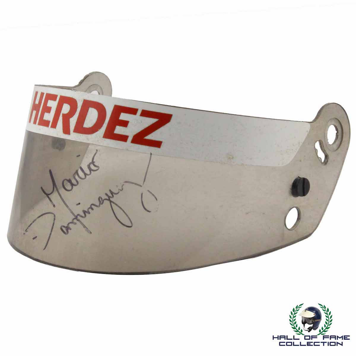 2002 Mario Dominguez Signed Race Used Herdez IndyCar Visor