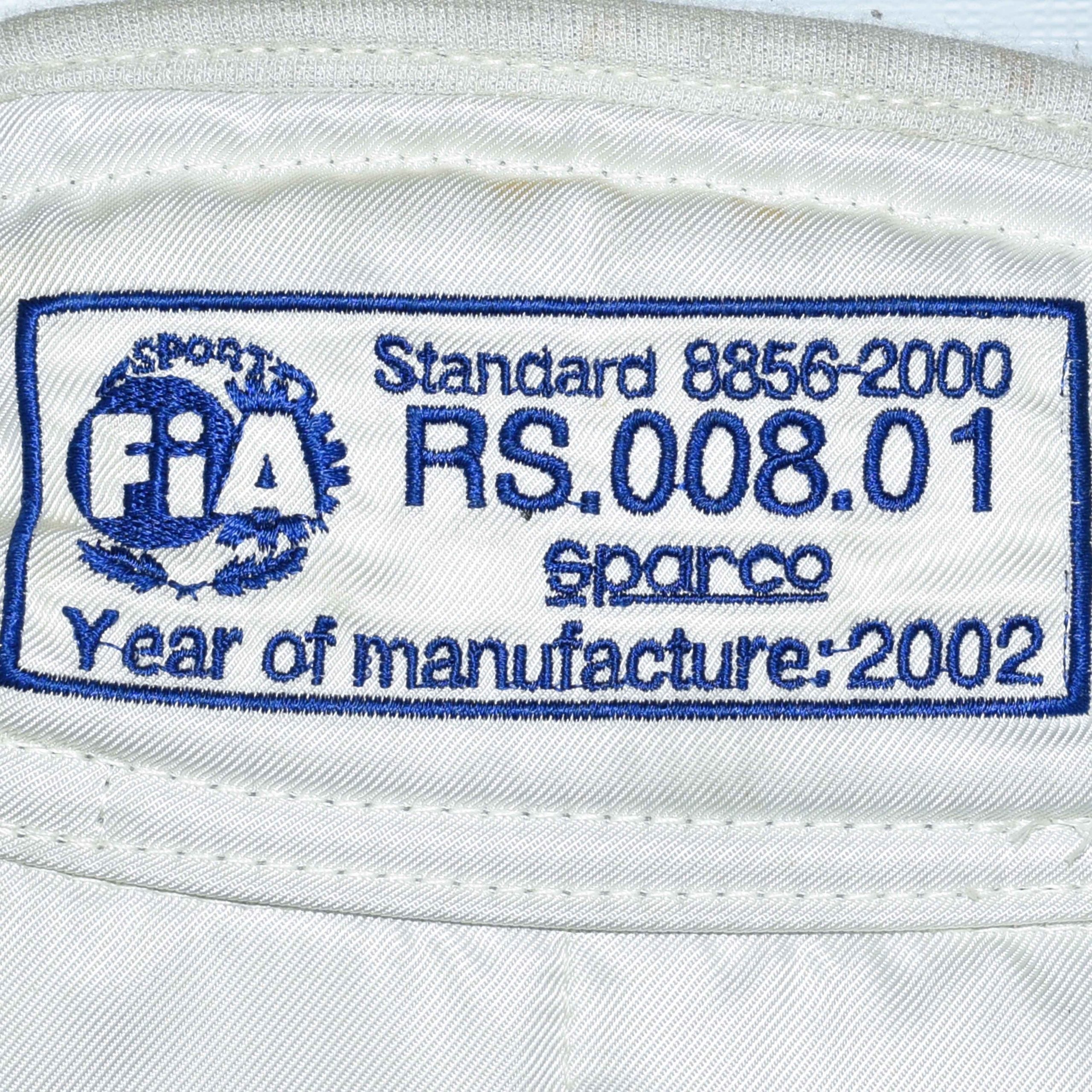 2002 Paul Tracy Signed Indy 500 Used Team Green IndyCar Suit