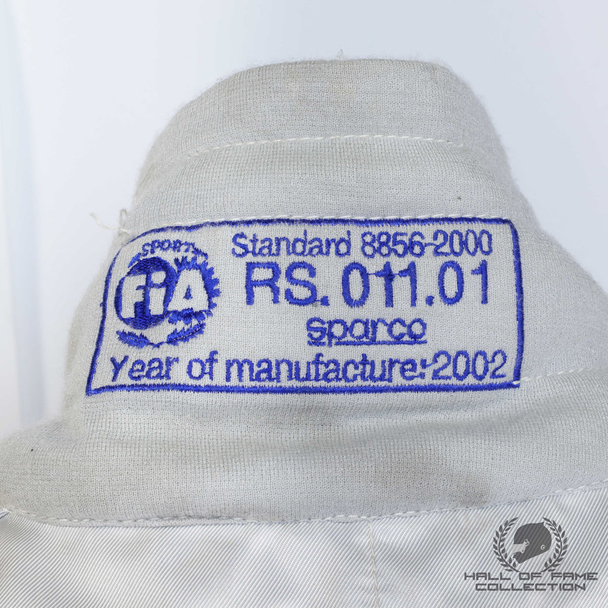 2002 David Coulthard Used West McLaren Mercedes F1 Suit