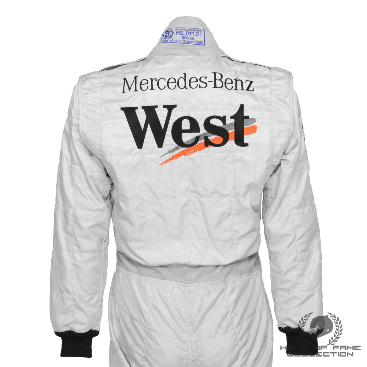 2002 David Coulthard Used West McLaren Mercedes F1 Suit