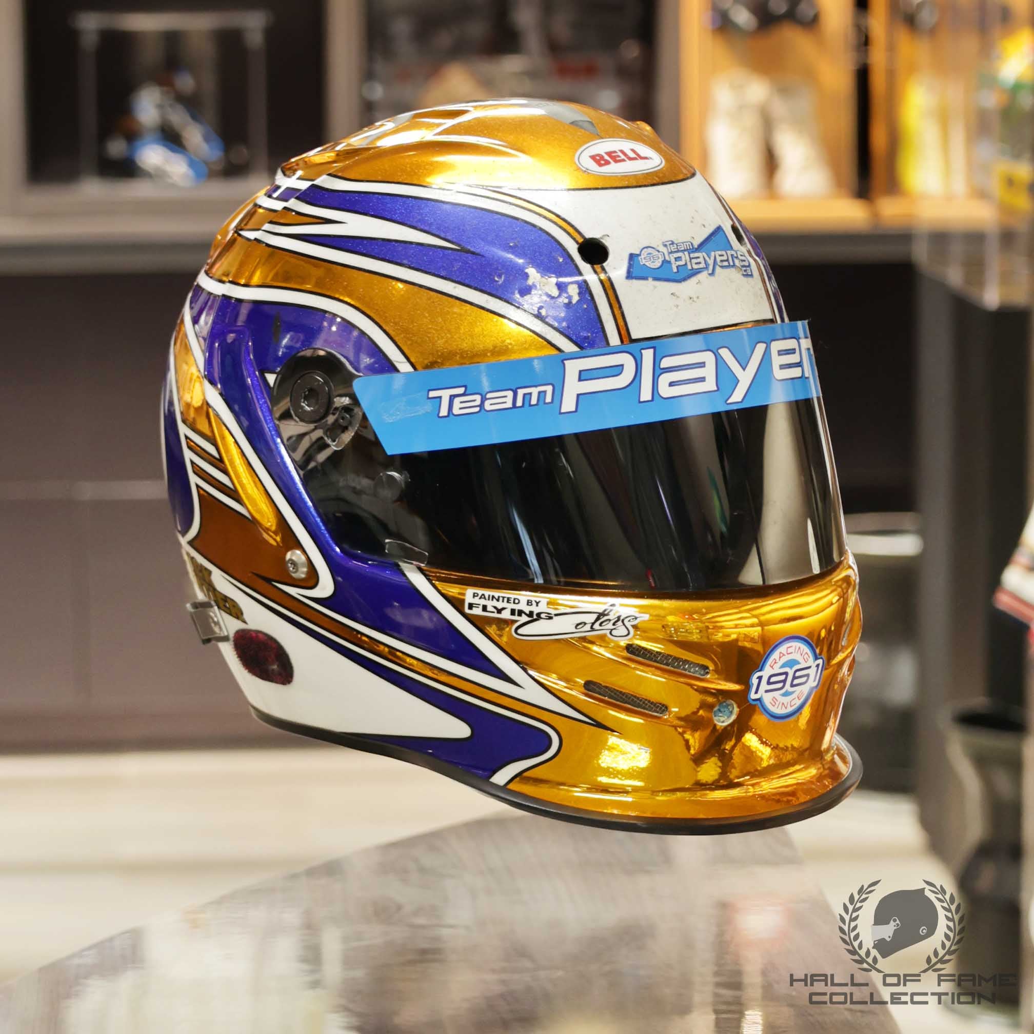 2002 Patrick Carpentier Used Team Players IndyCar Helmet