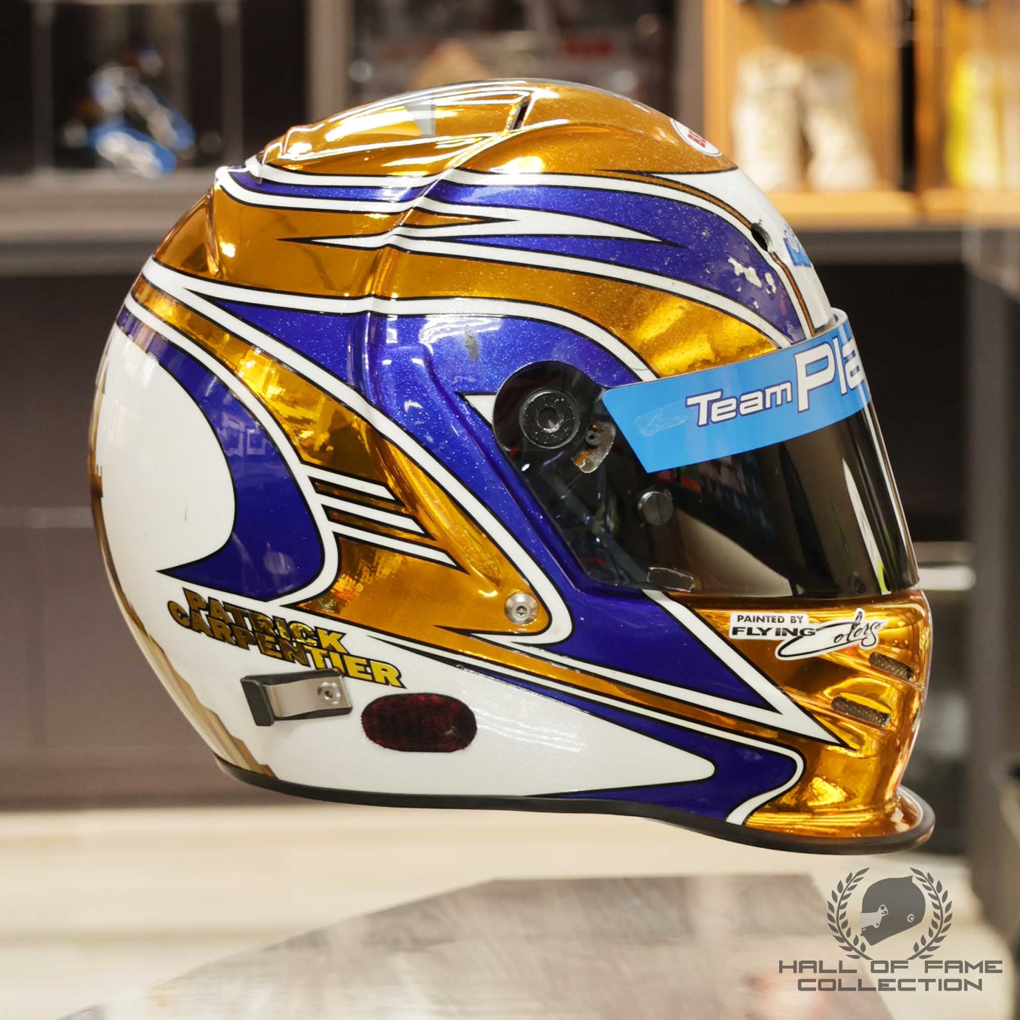 2002 Patrick Carpentier Used Team Players IndyCar Helmet