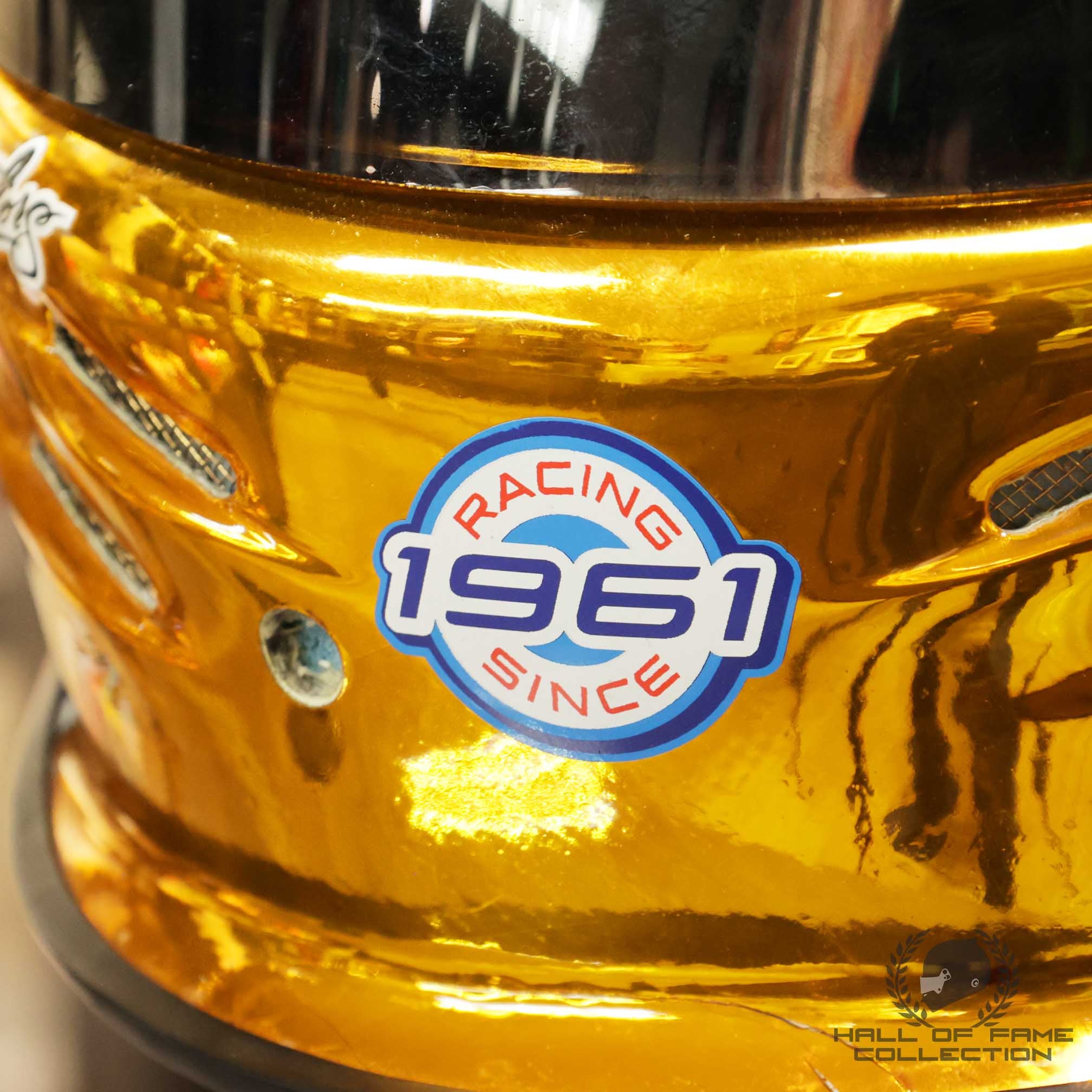 2002 Patrick Carpentier Used Team Players IndyCar Helmet