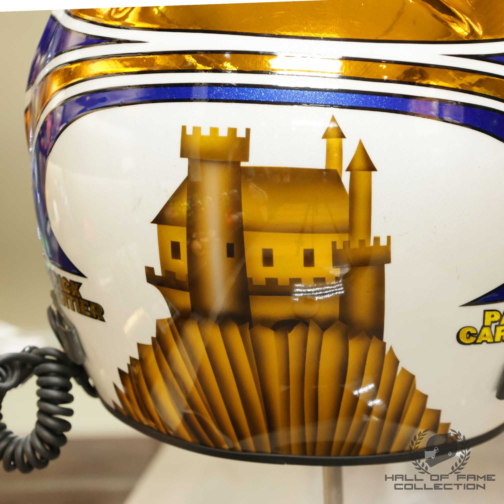 2002 Patrick Carpentier Used Team Players IndyCar Helmet