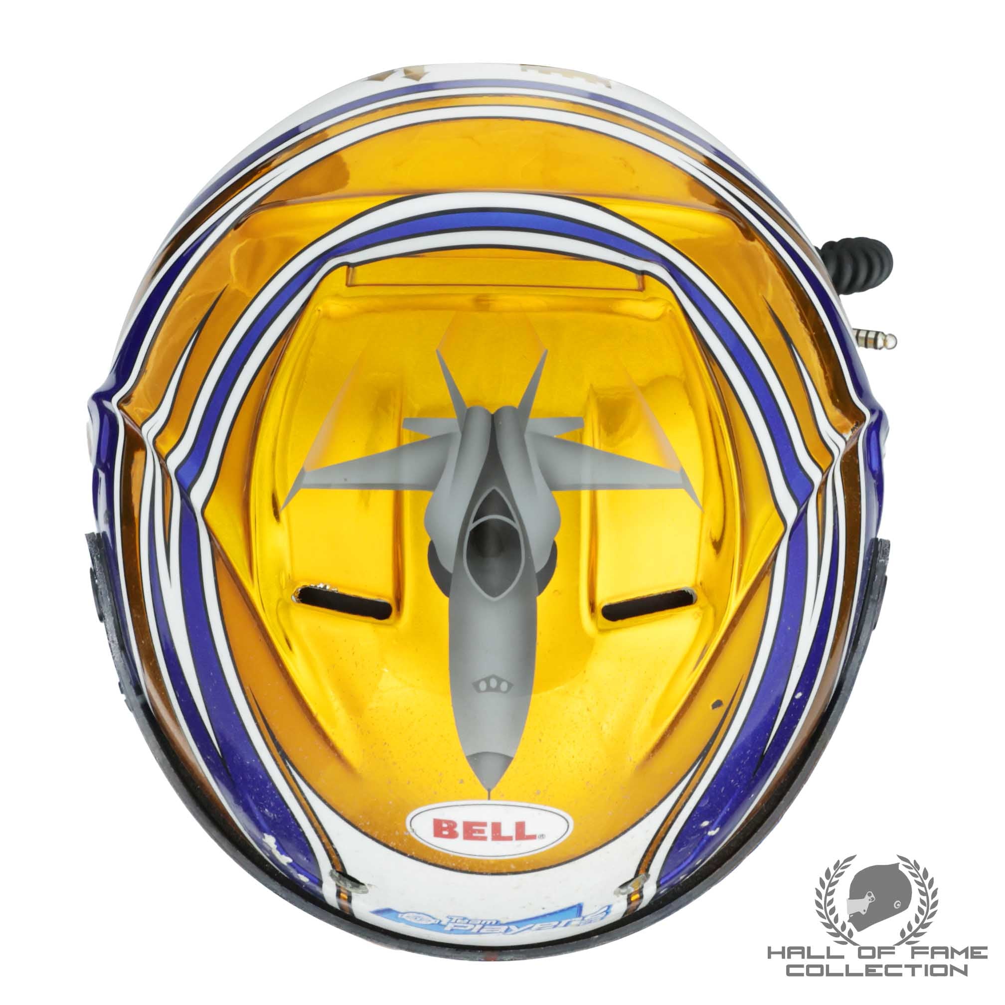 2002 Patrick Carpentier Used Team Players IndyCar Helmet
