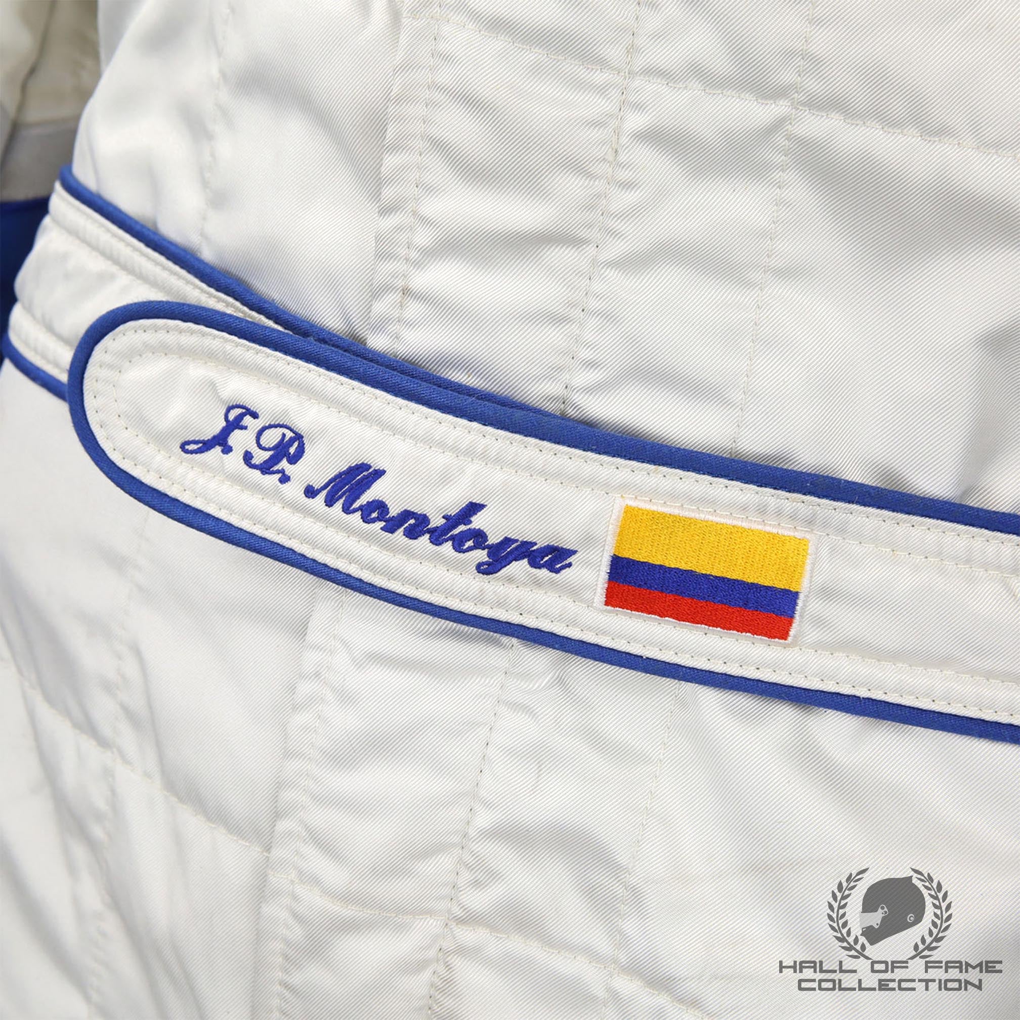 2003 Juan Pablo Montoya Signed Race Used BMW Williams F1 Suit