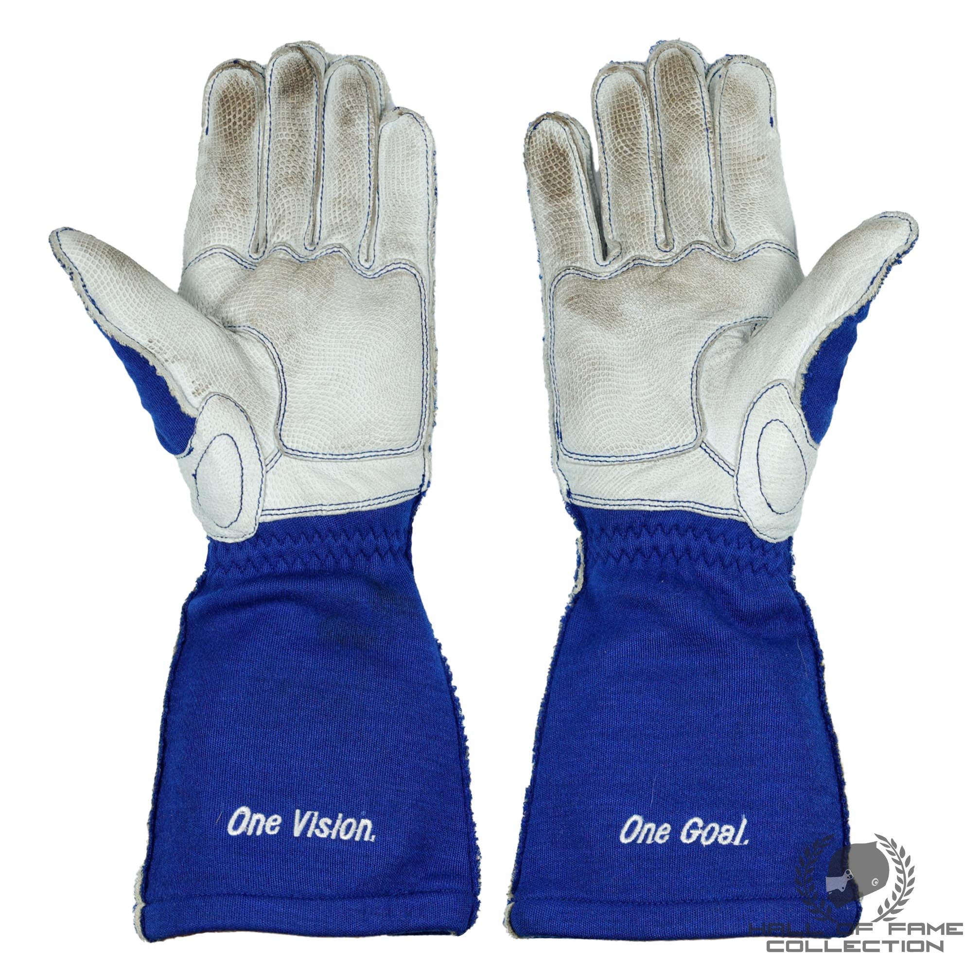 2002 Juan Pablo Montoya Signed Race Used Williams F1 Gloves