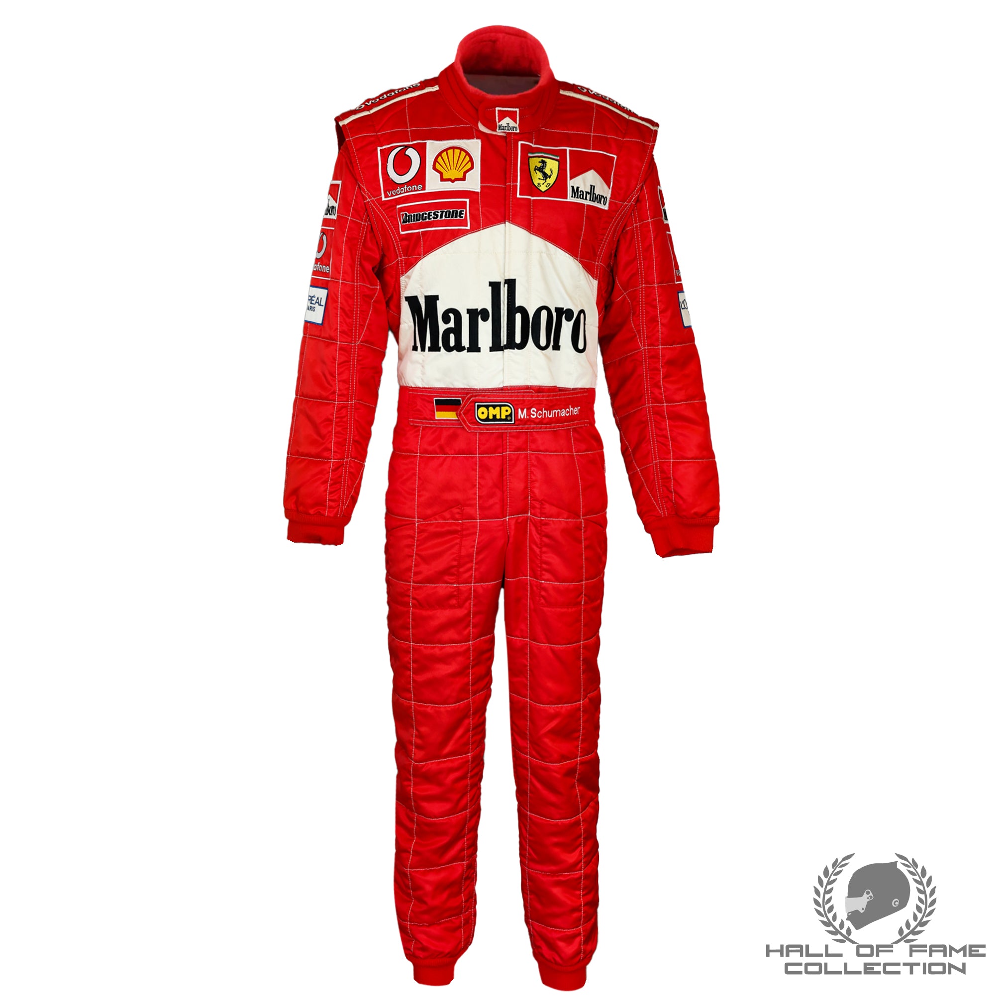 2002 Michael Schumacher Championship Season Used Scuderia Ferrari F1 Suit