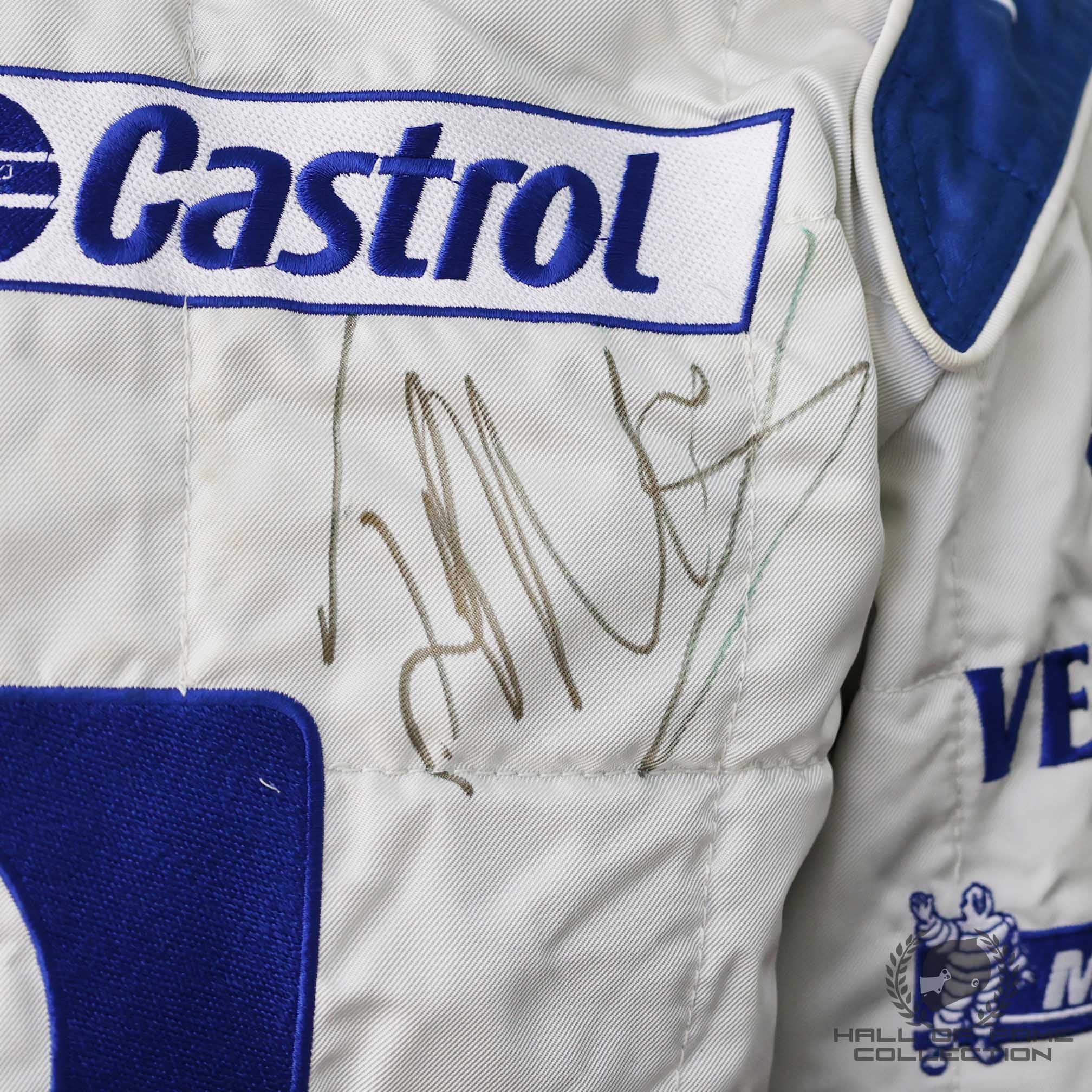 2002 Juan Pablo Montoya Signed Williams-BMW Season Used F1 Pit Crew Suit