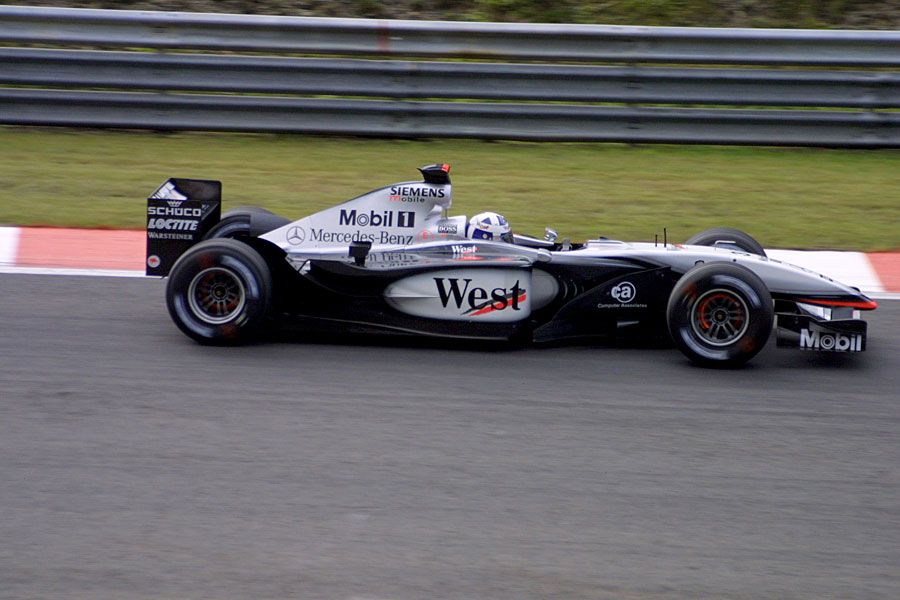2002 Raikkonen/Coulthard Race Used McLaren-Mercedes MP4-17 F1 Rear Wing Endplate