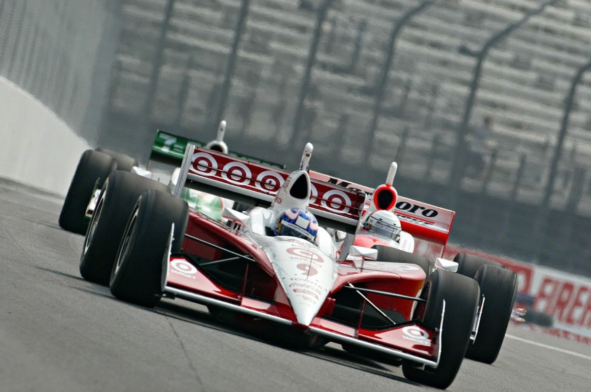 2003 Scott Dixon Race Used Target Chip Ganassi Racing First Championship IndyCar Helmet