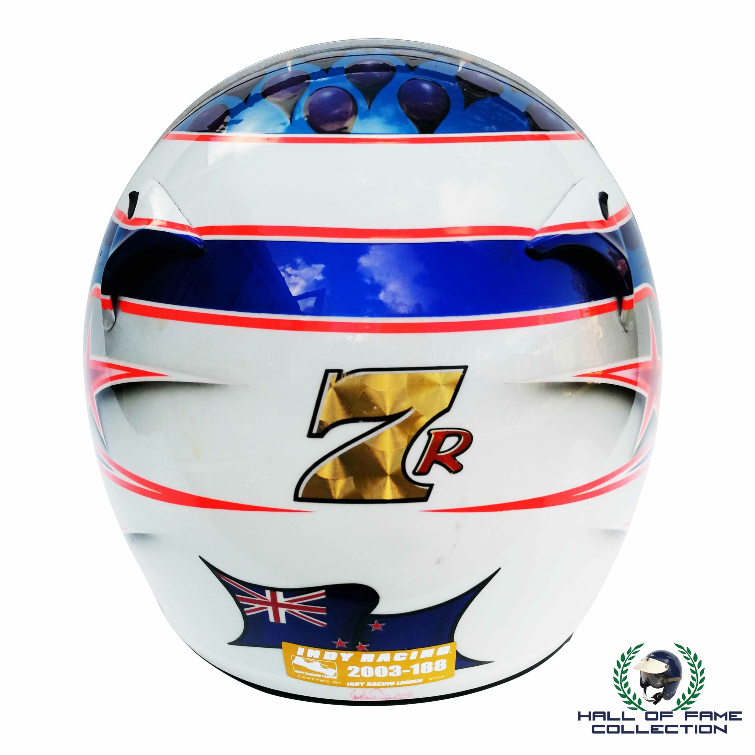 2003 Scott Dixon Race Used Target Chip Ganassi Racing First Championship IndyCar Helmet