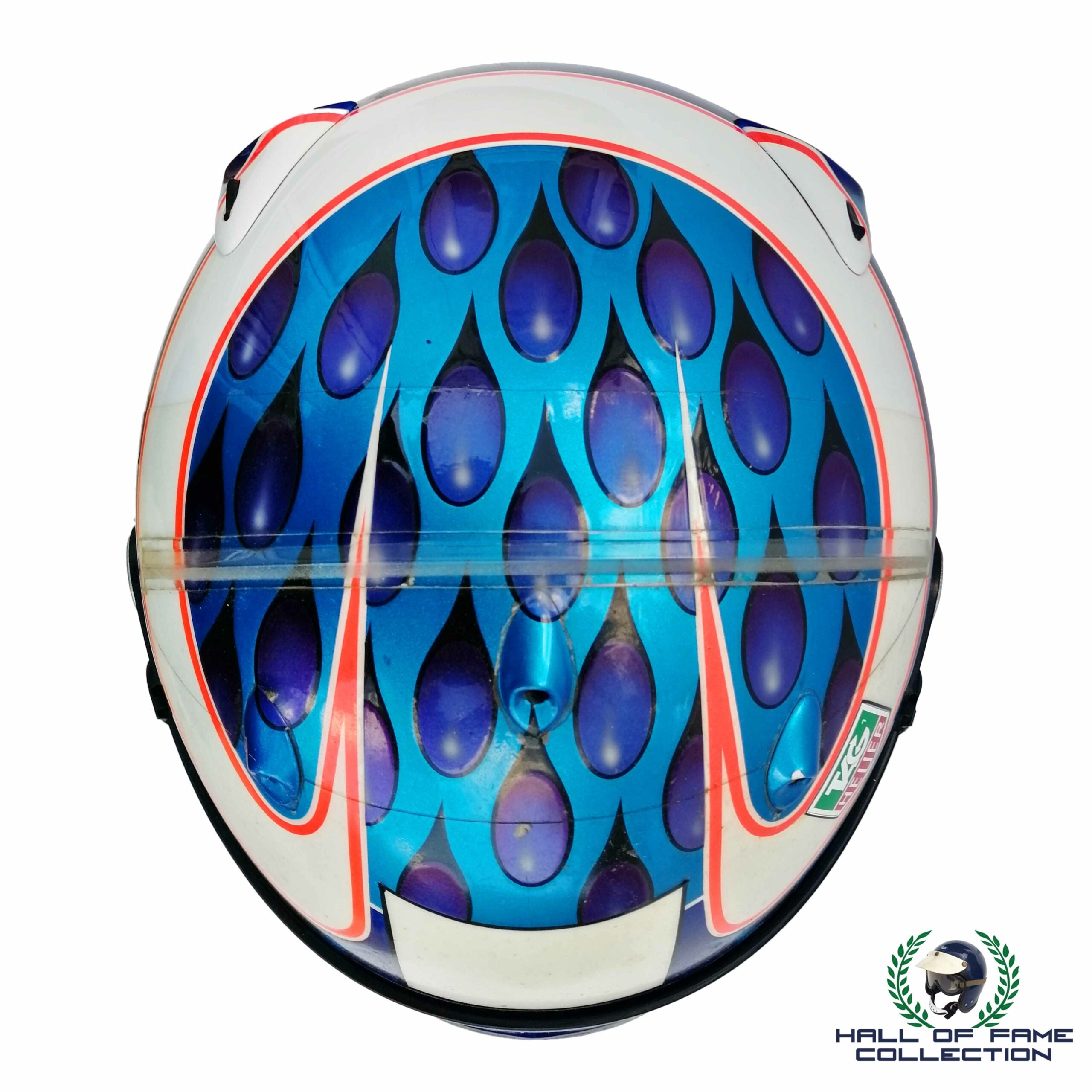 2003 Scott Dixon Race Used Target Chip Ganassi Racing First Championship IndyCar Helmet