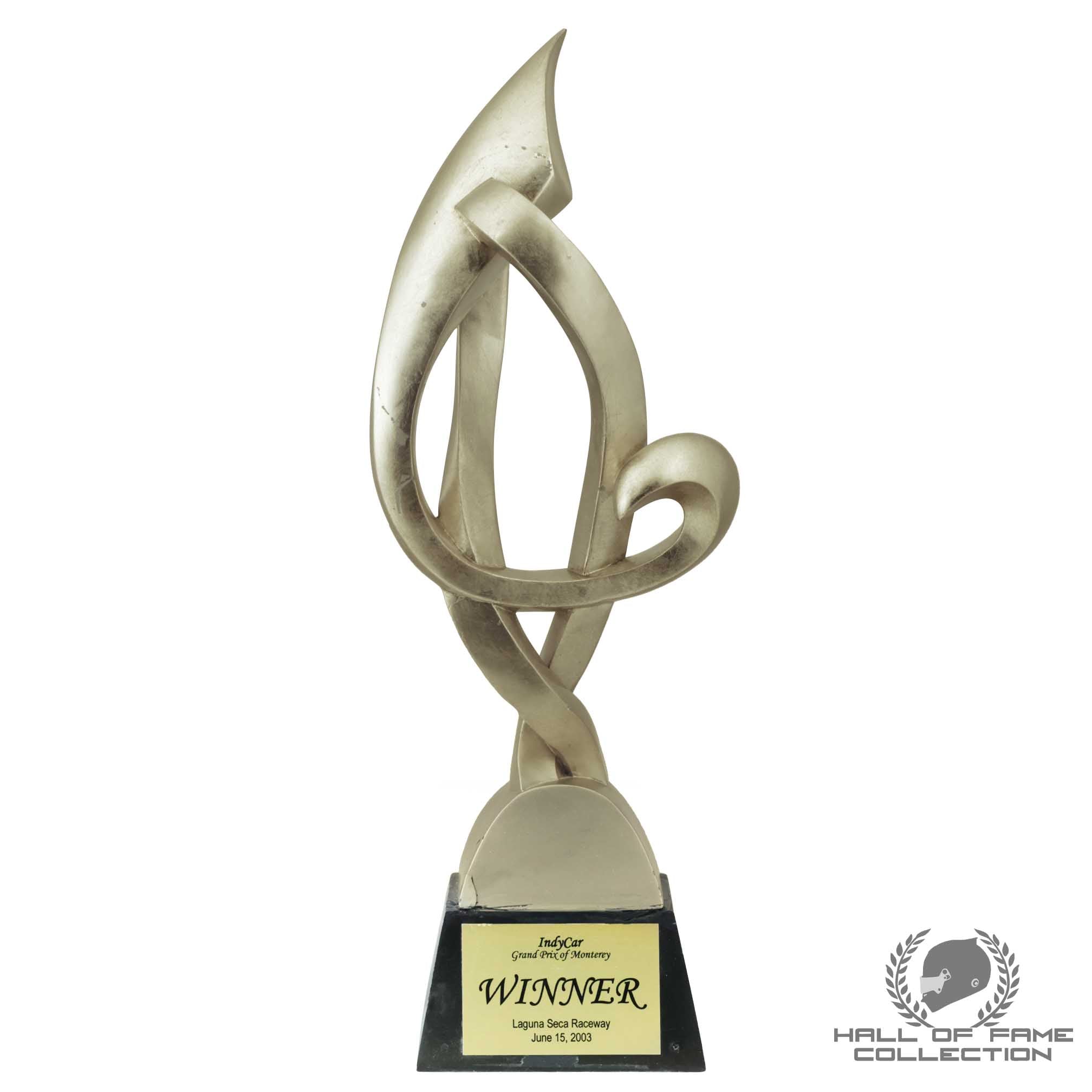 2003 Patrick Carpentier Laguna Seca GP Win IndyCar Trophy