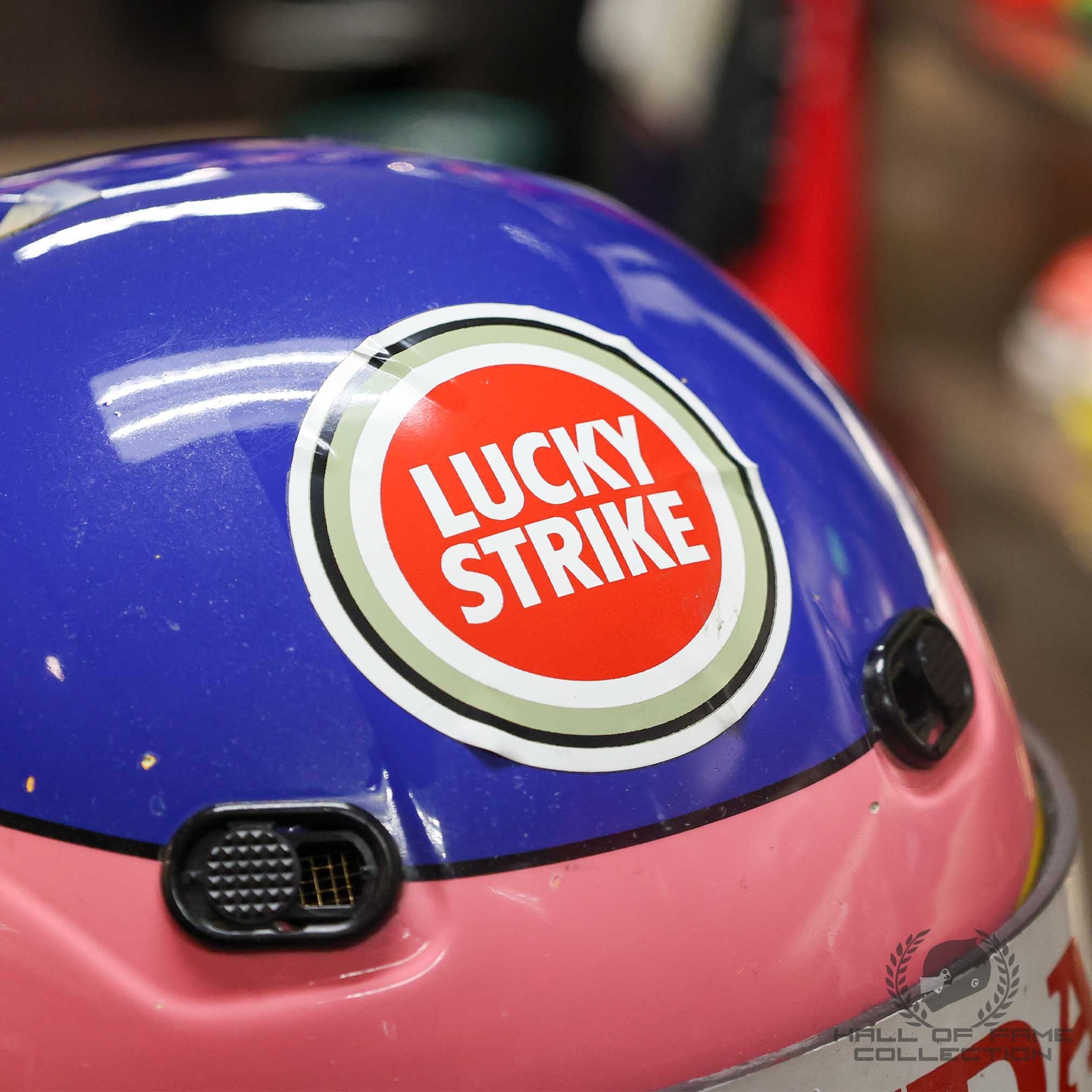 2003 Jacques Villeneuve Signed United States GP Race Used BAR Honda F1 Helmet