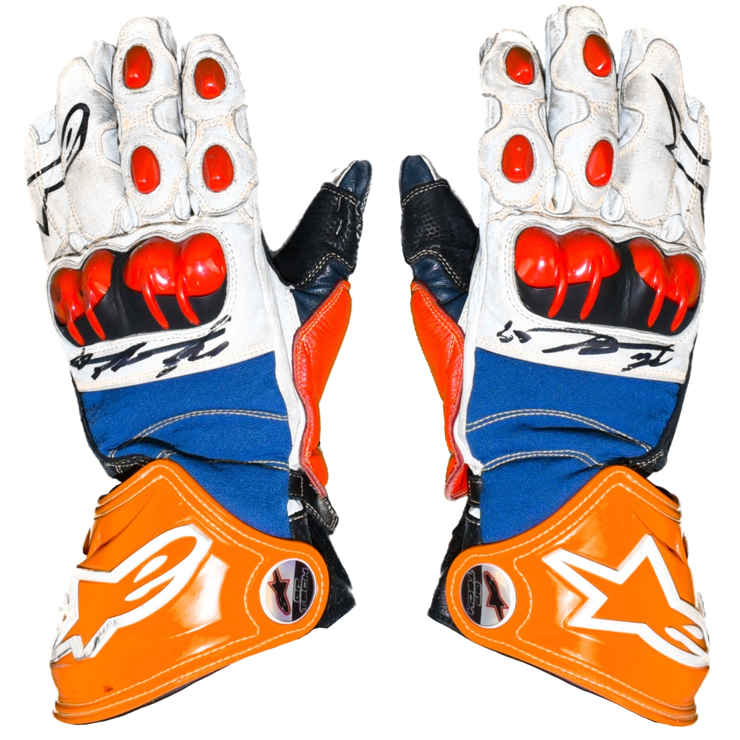 2004 Nicky Hayden Signed Race Used Repsol Honda MotoGP Gloves