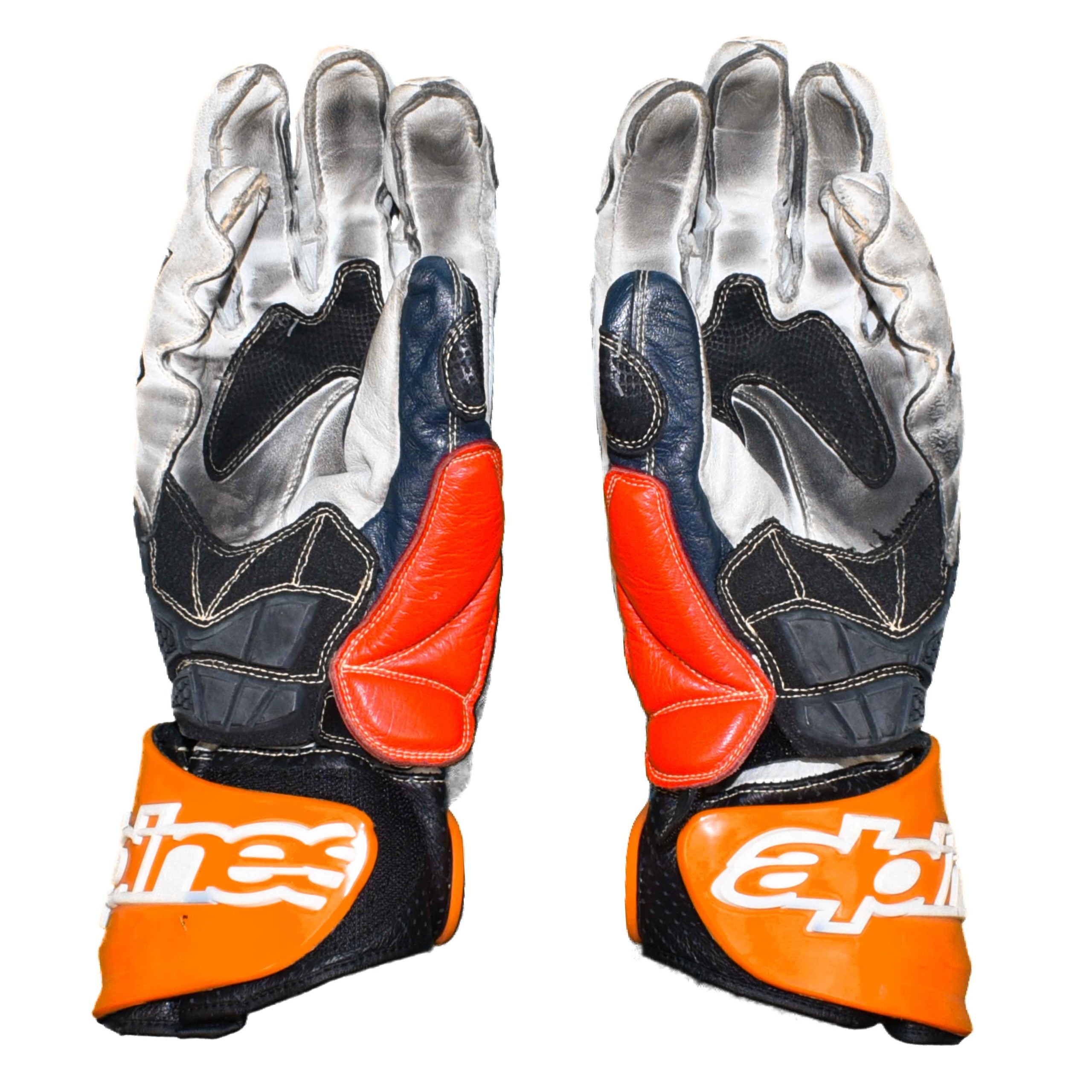 2004 Nicky Hayden Signed Race Used Repsol Honda MotoGP Gloves